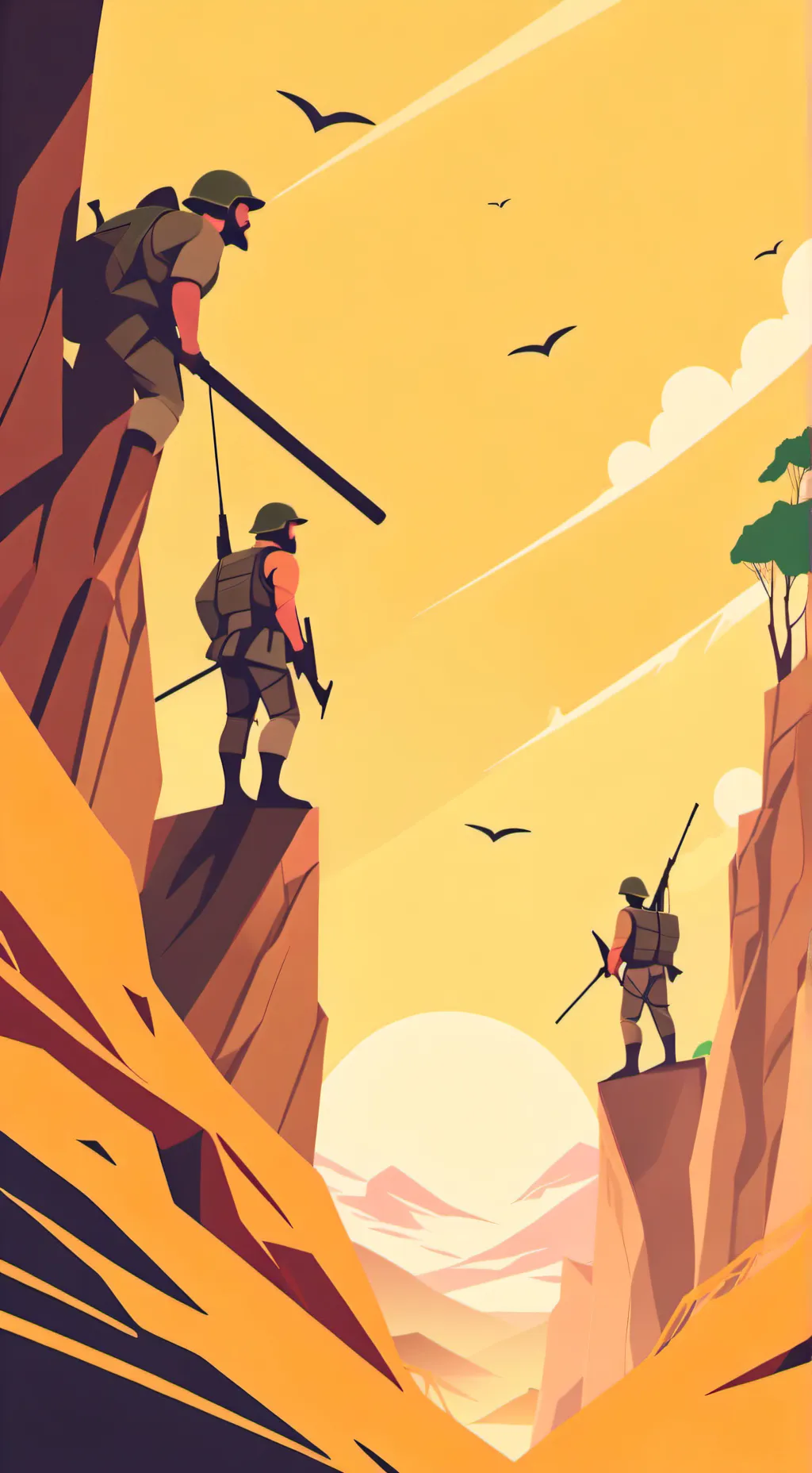 ai character: guerra background