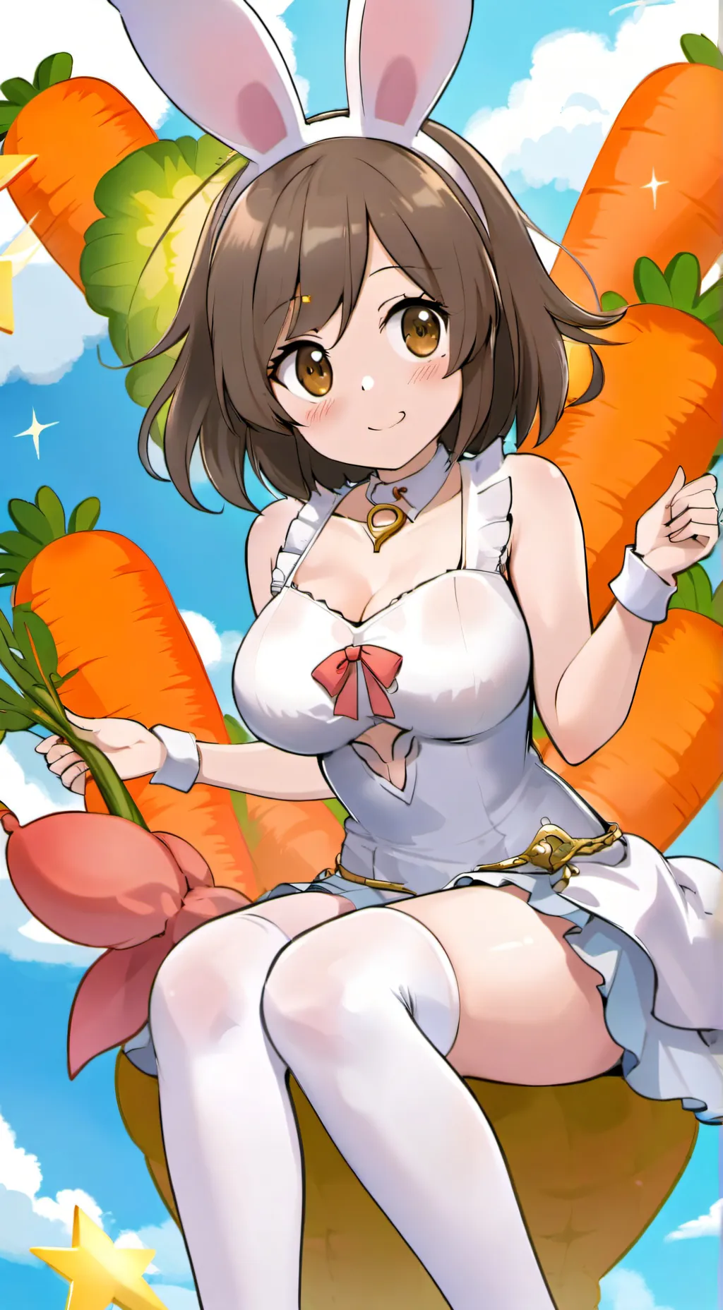 ai character: Luna Moon background