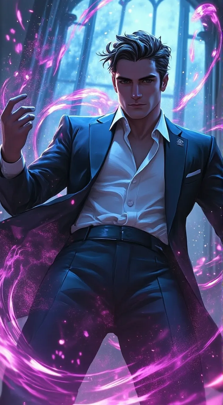 ai character: Maxwell  background