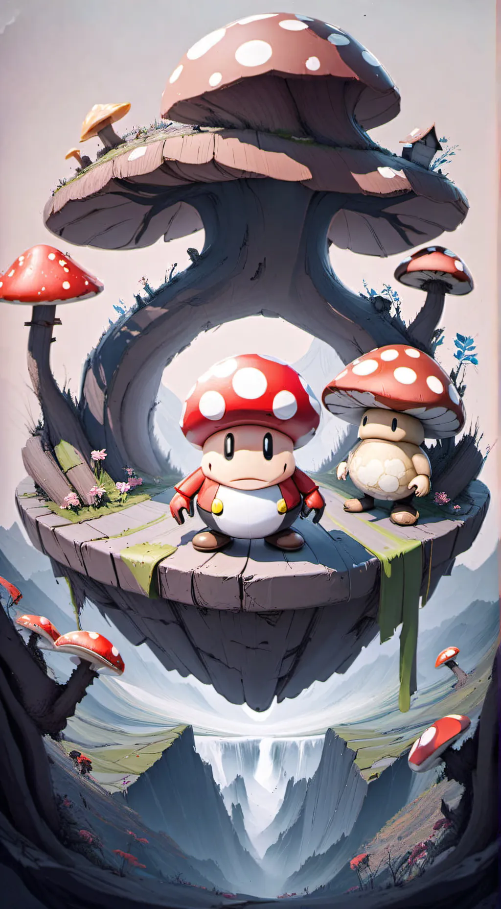 ai character: Toad background