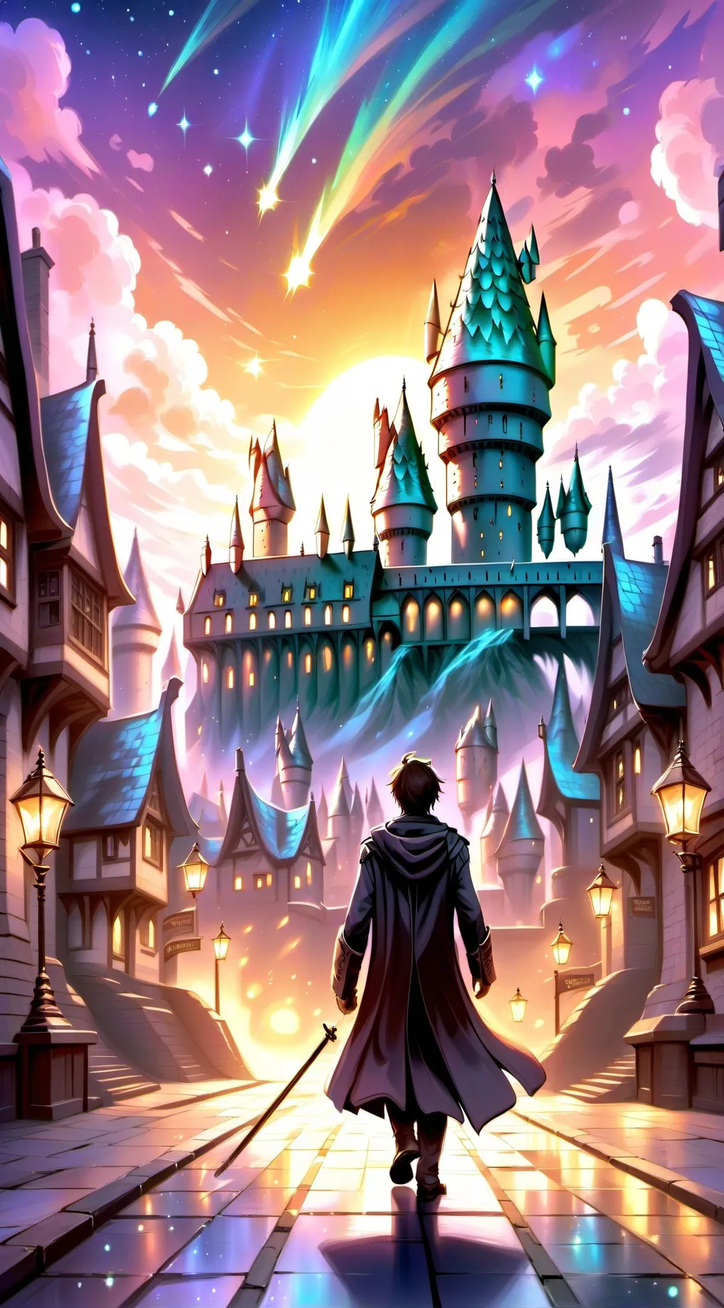 ai character: Hogwarts background