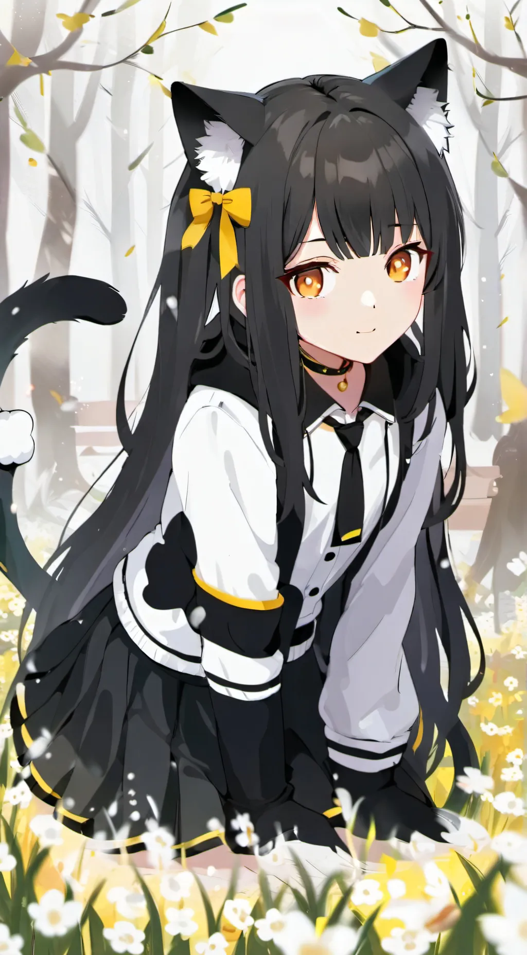 ai character: Snowy  background