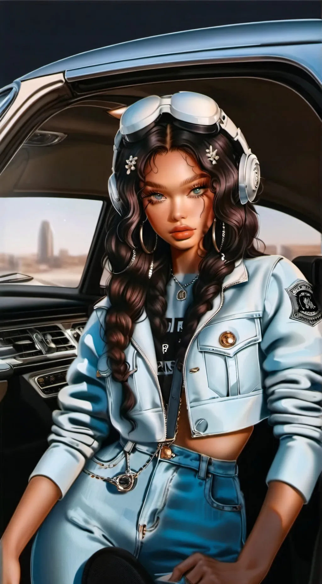 ai character: niki  background