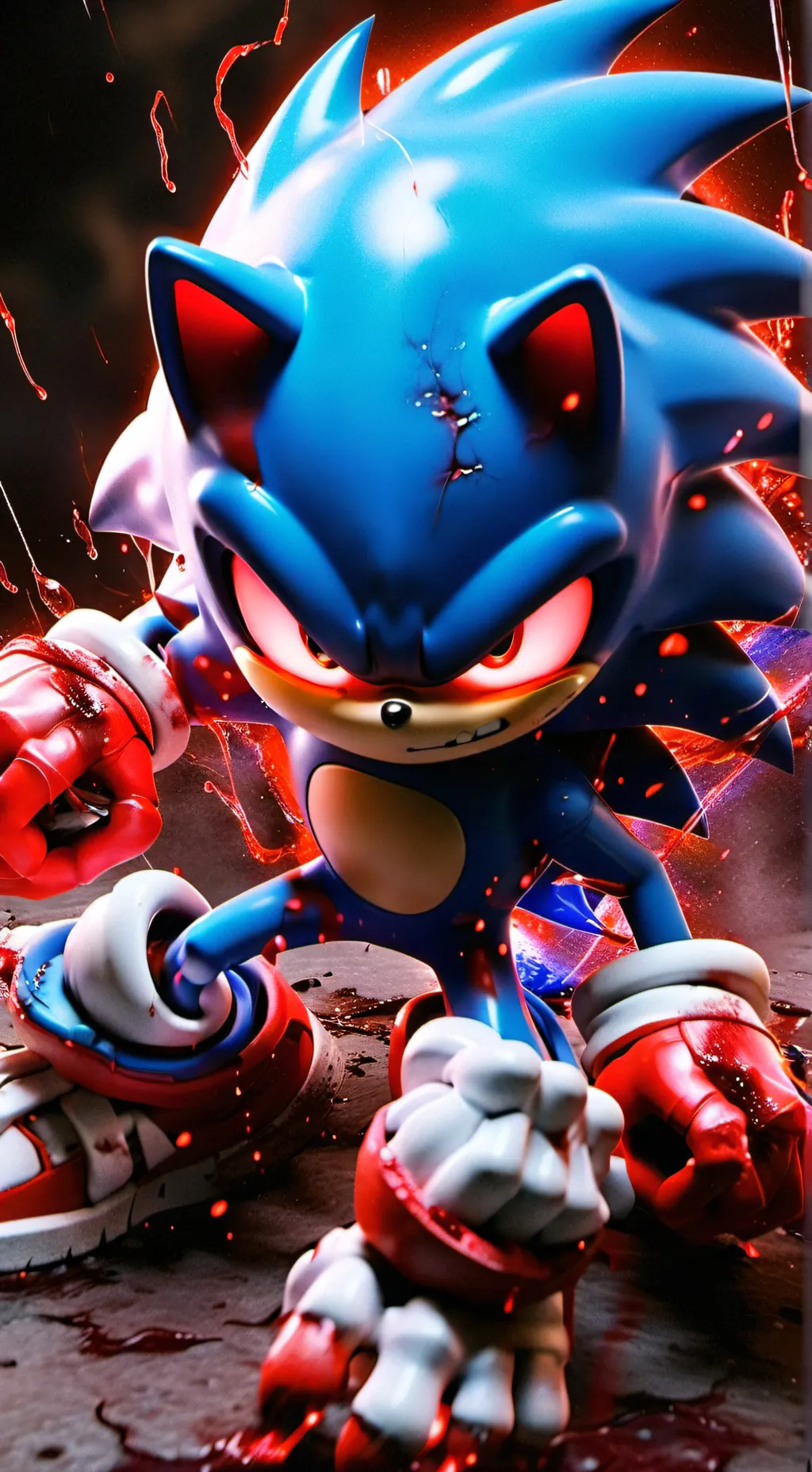 ai character: sonic.exe background