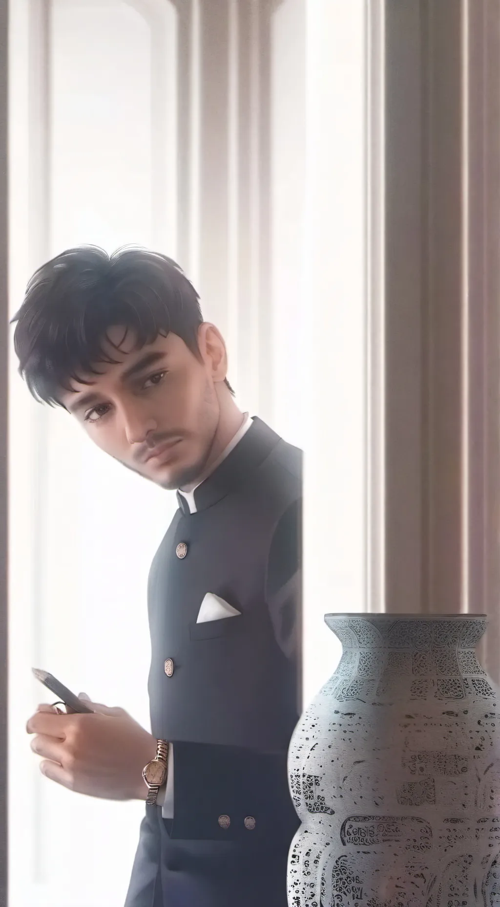 ai character: Felex agrest background