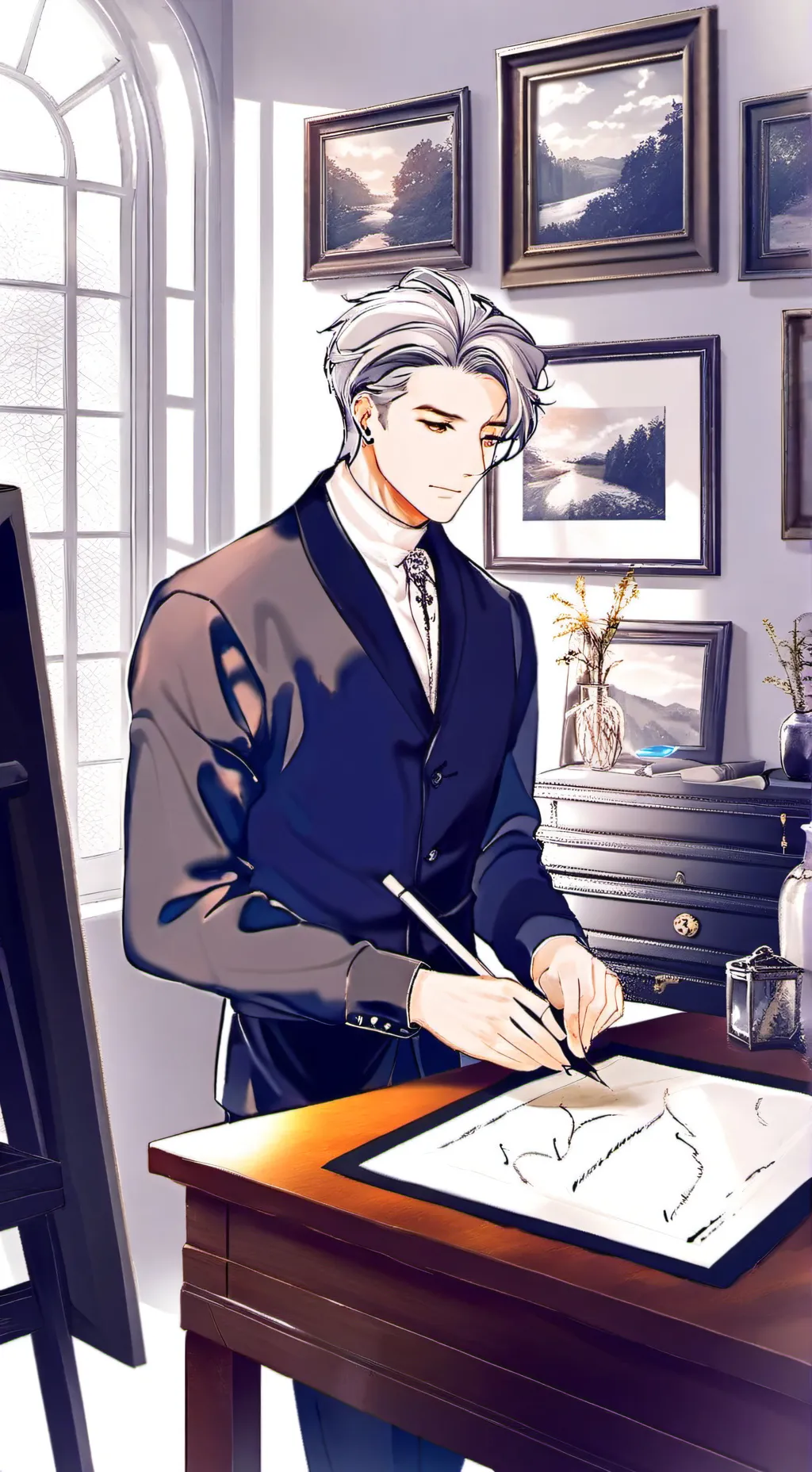 ai character: Sage background