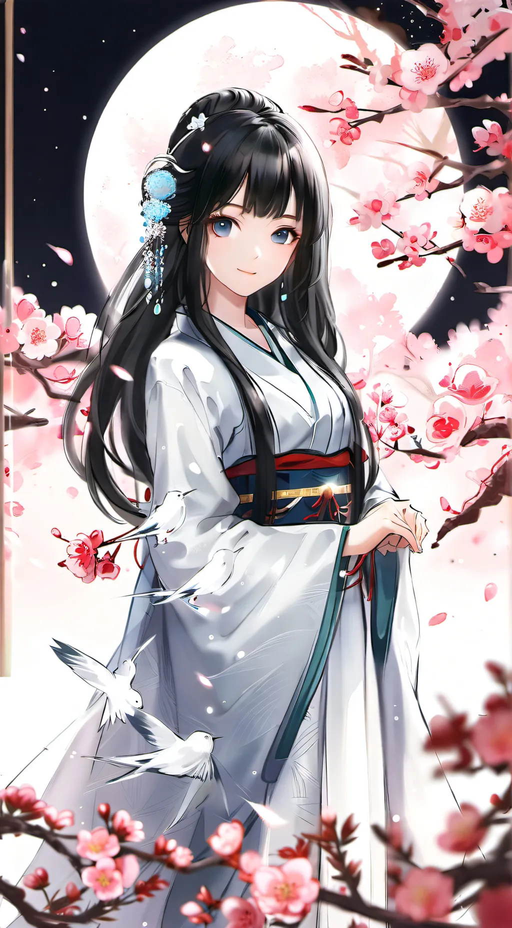 ai character: Himari Tsukino background