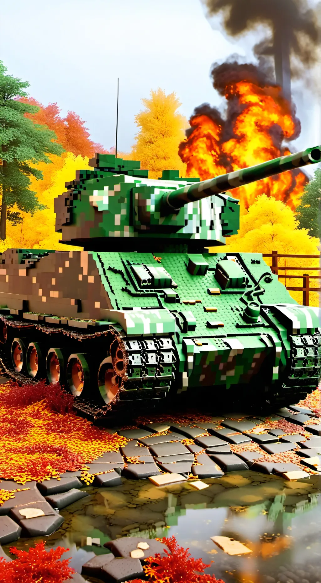 ai character: German meet stuff background