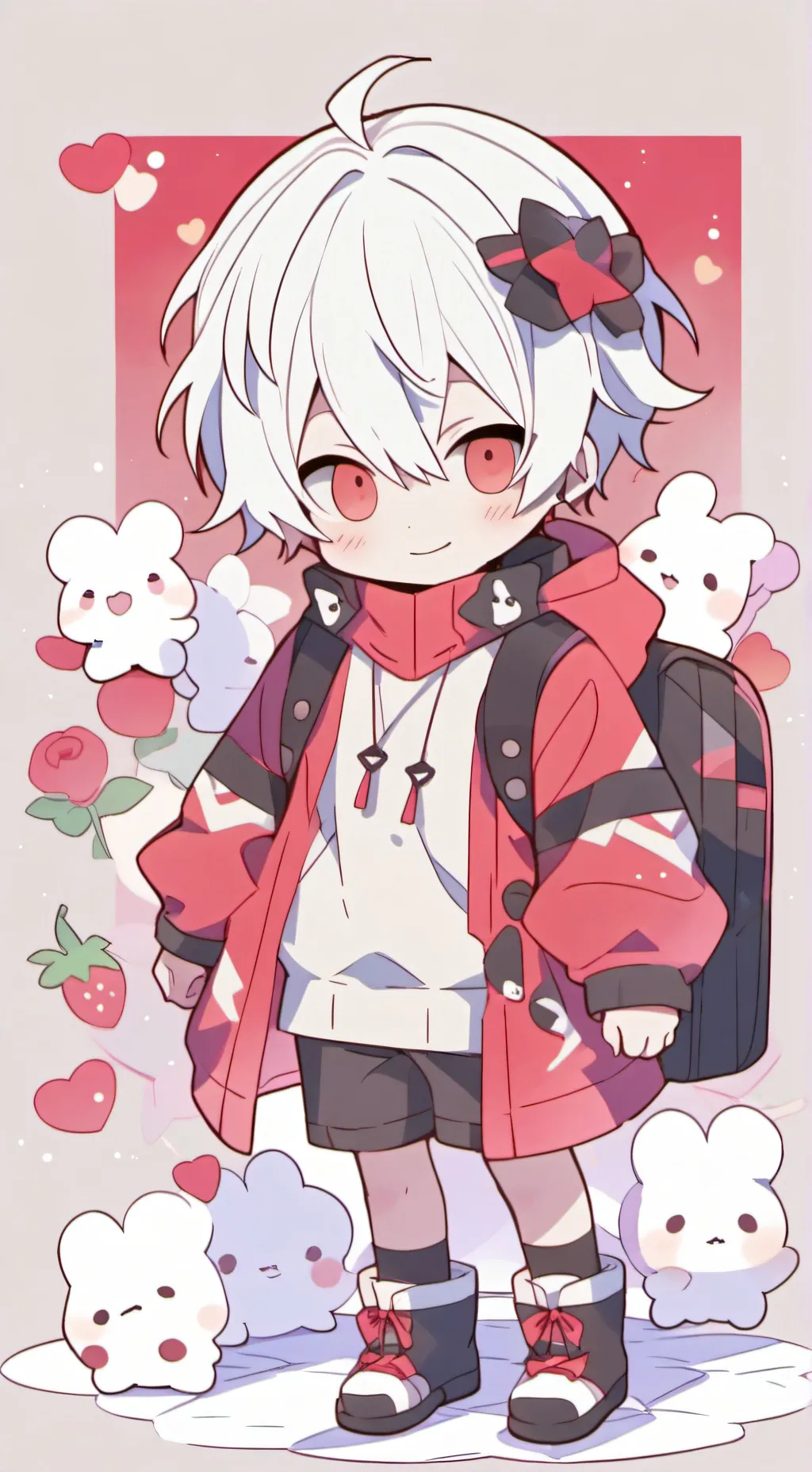ai character: shoto💝 background