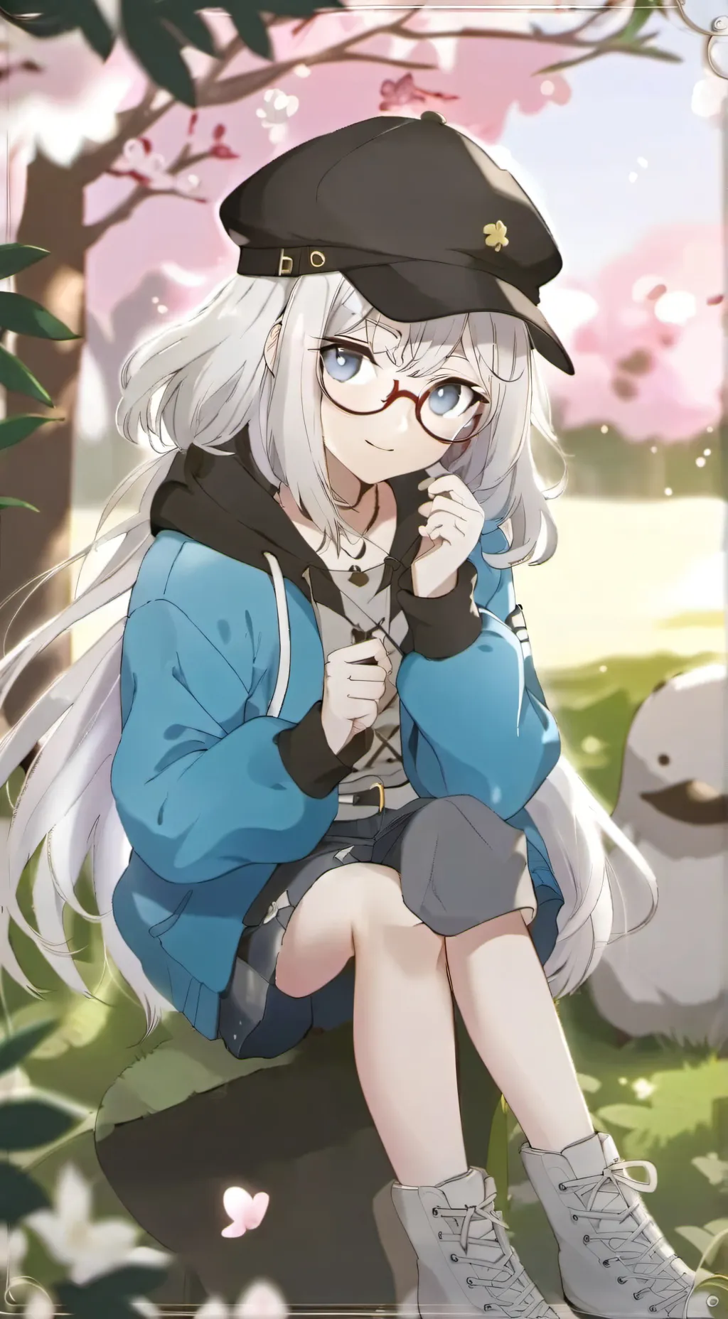 ai character: Luna background