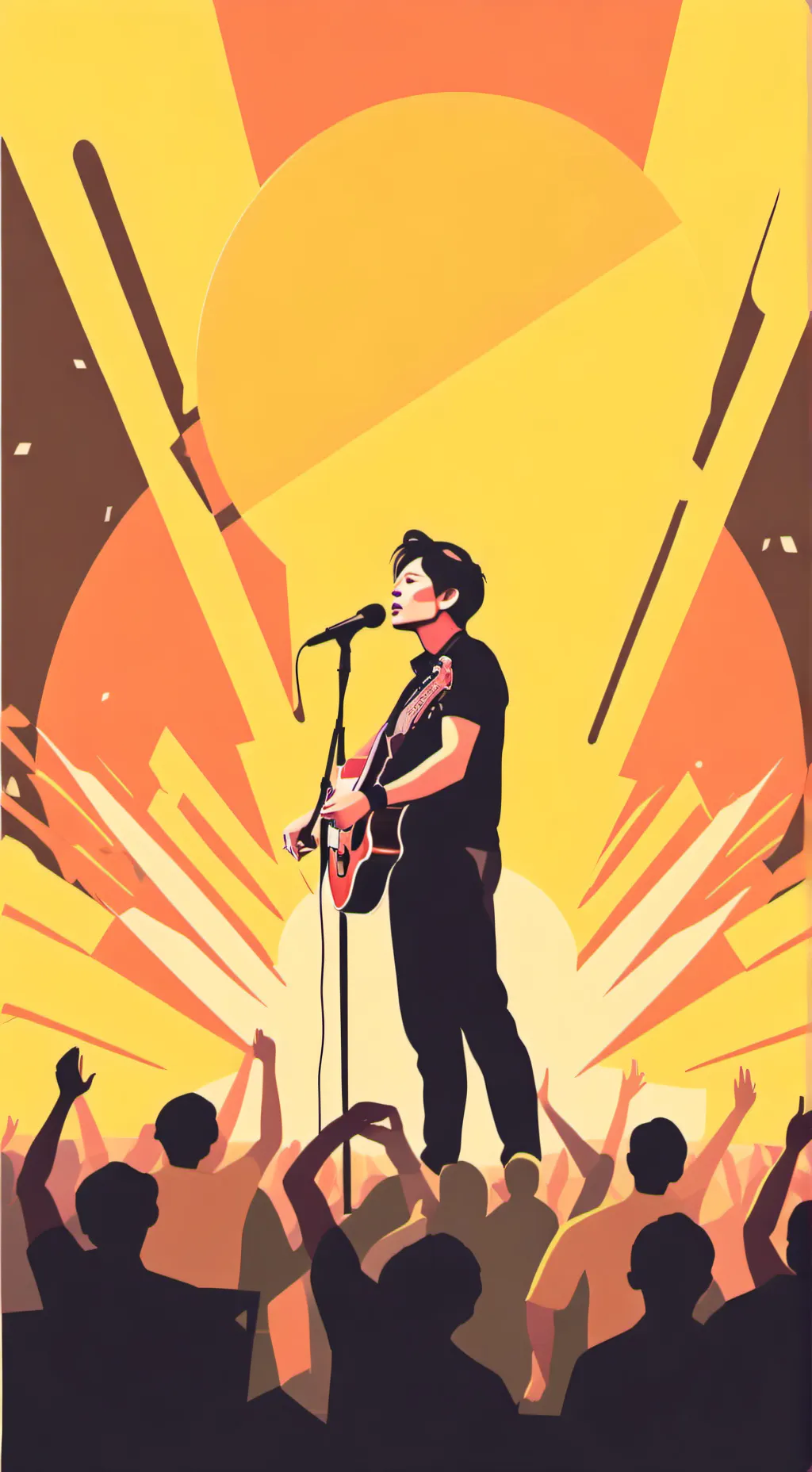 ai character: MHA Concert ✨🎉🥳 background