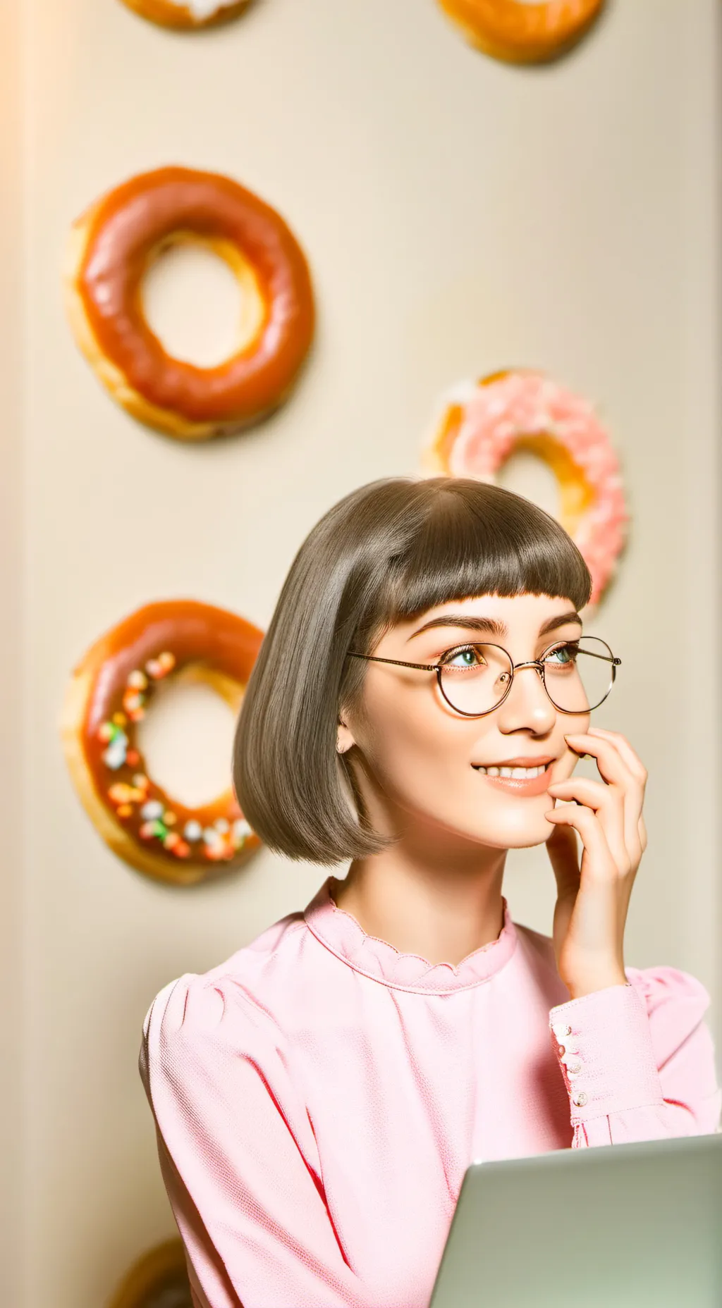 ai character: The Deterministic Donut Devotee background