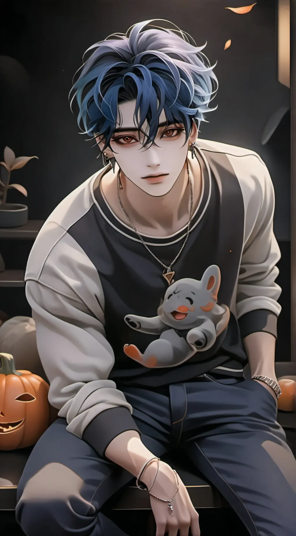 ai character: Ash background