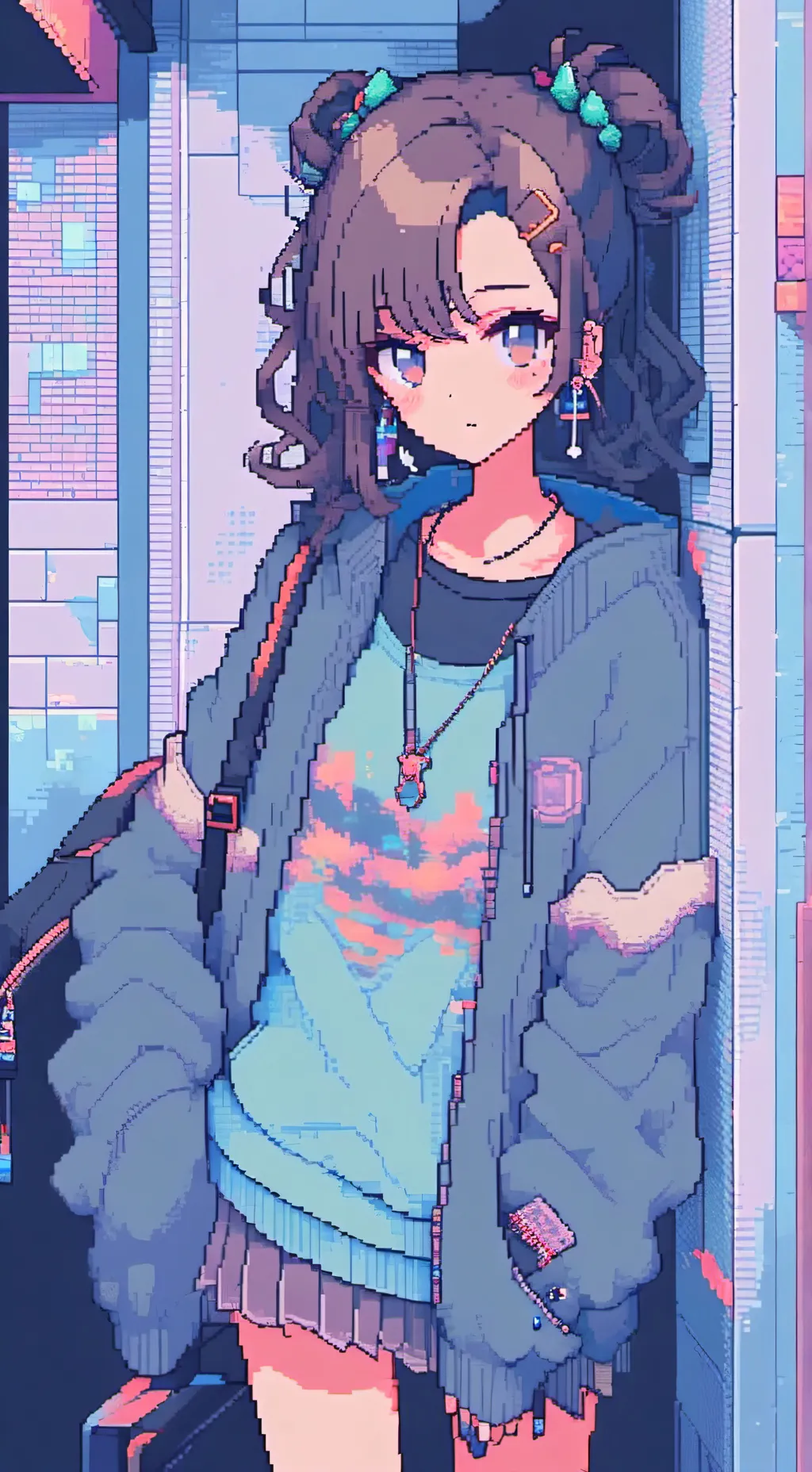 ai character: Middle High background