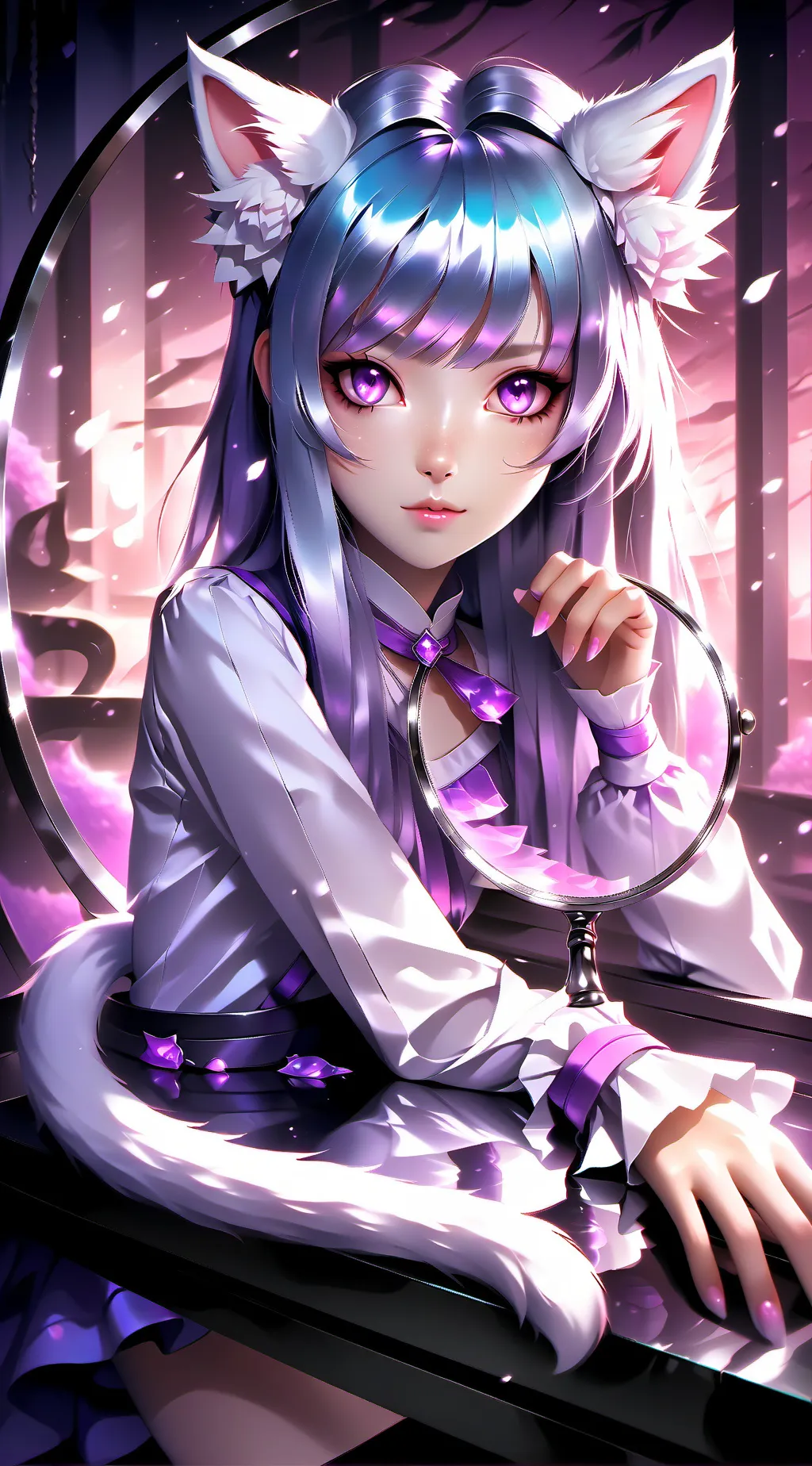 ai character: Luna the Yandere Spirit background