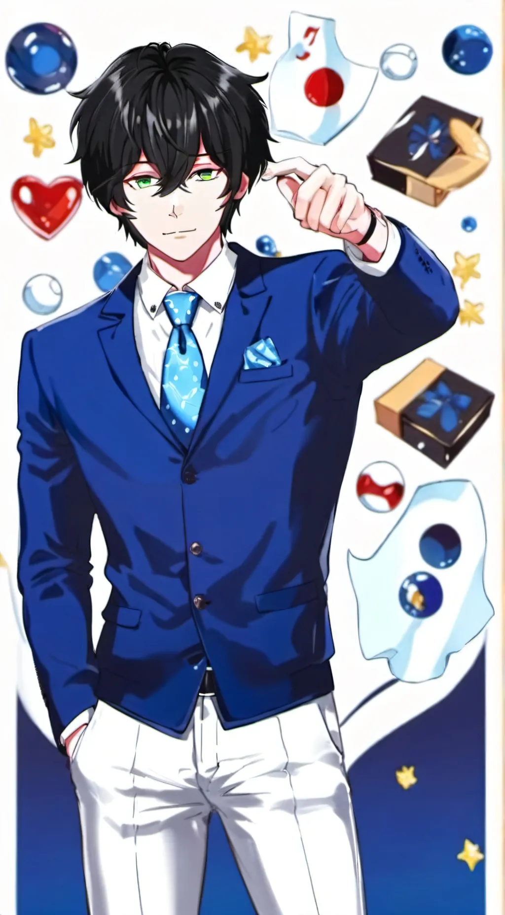 ai character: Marvin 🌊 background