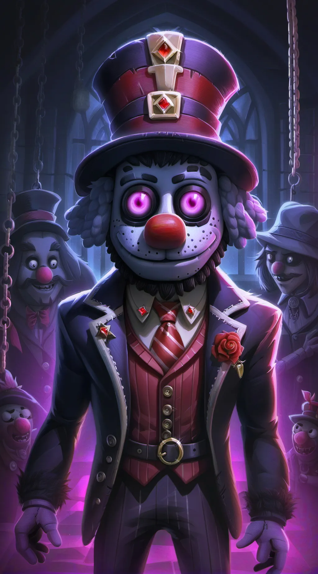 ai character: Mister Top Hat background