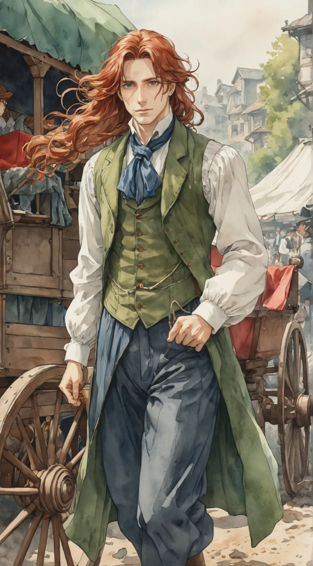 ai character: Redfyre background