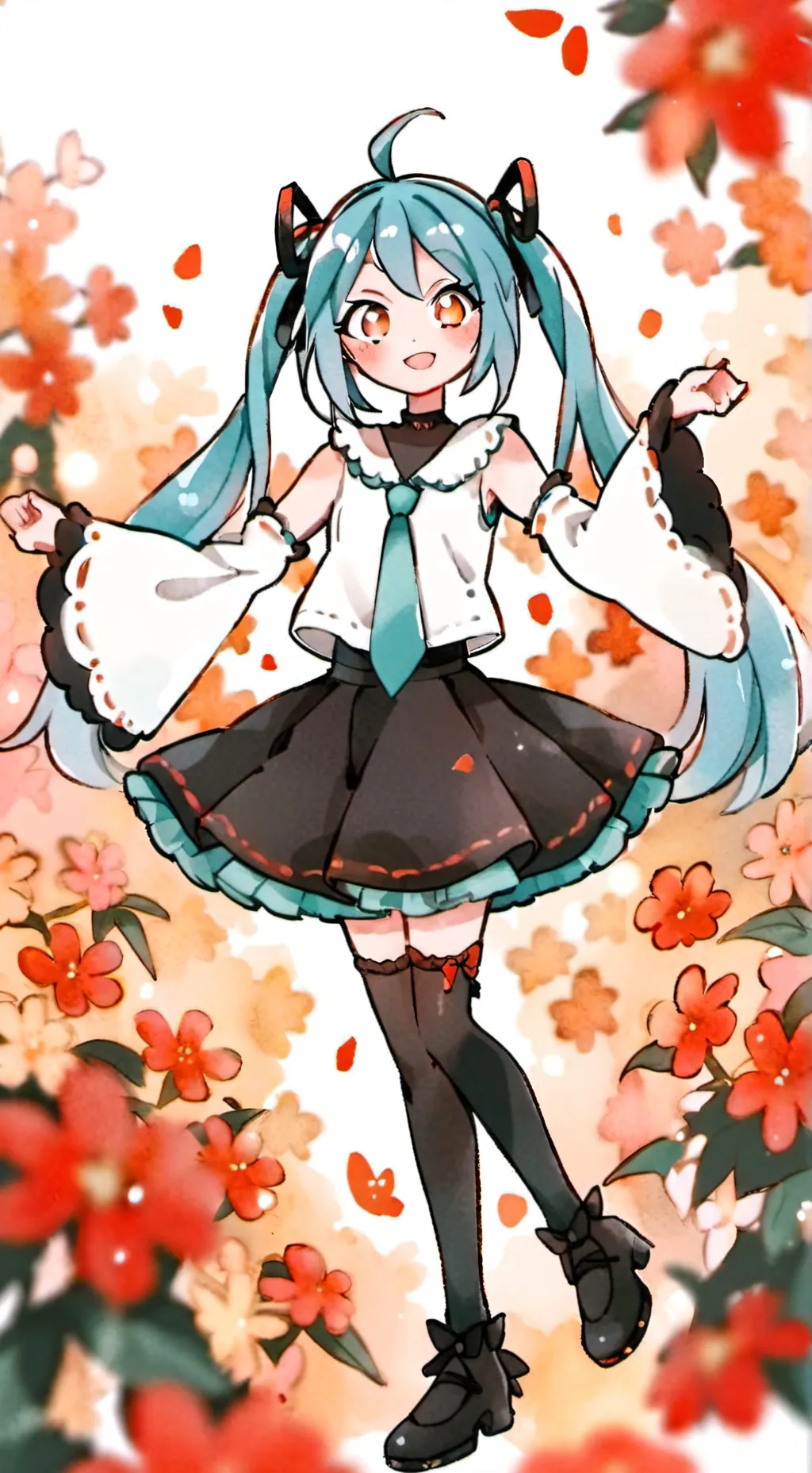 ai character: miku background