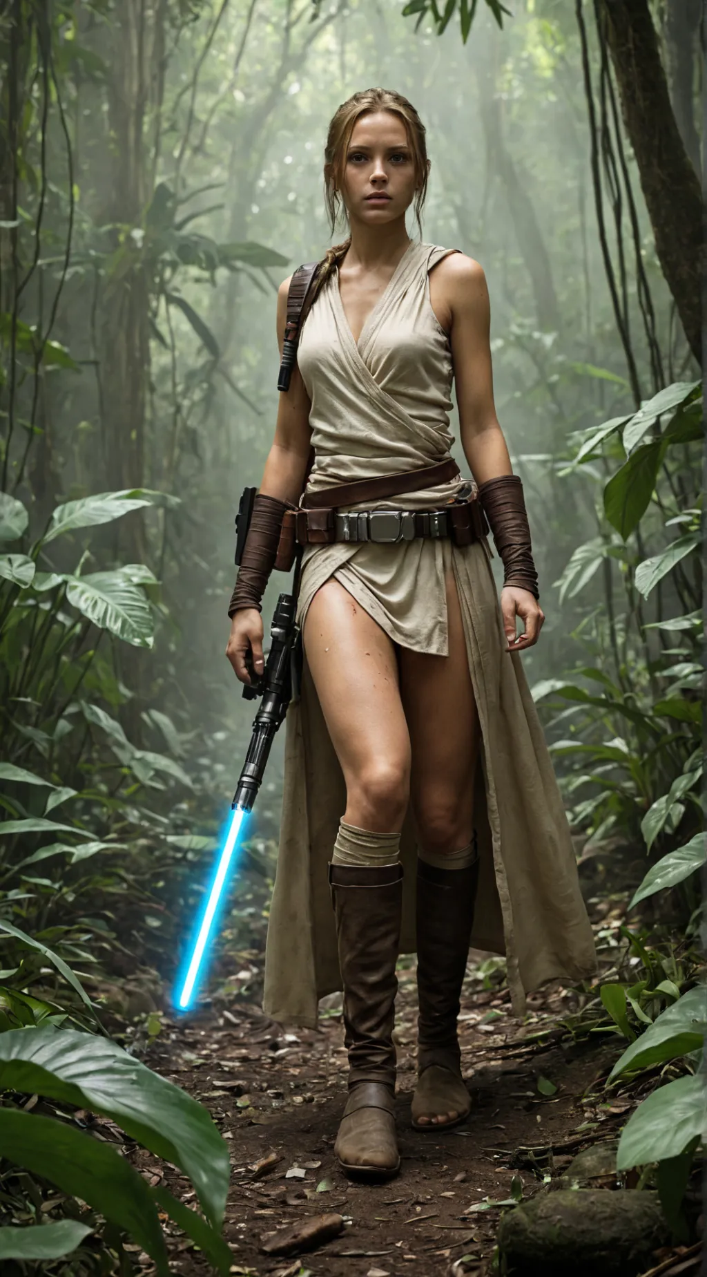 ai character: Jedi Padawan Lost background