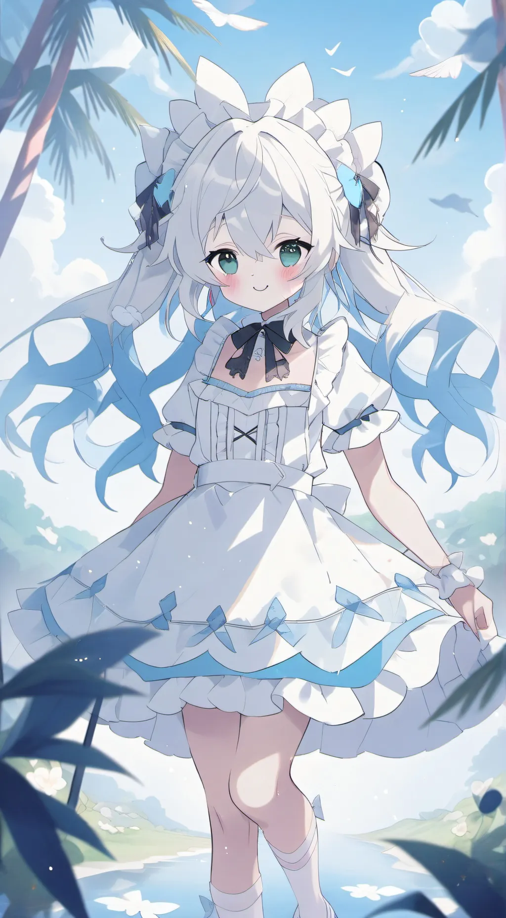ai character: lily background