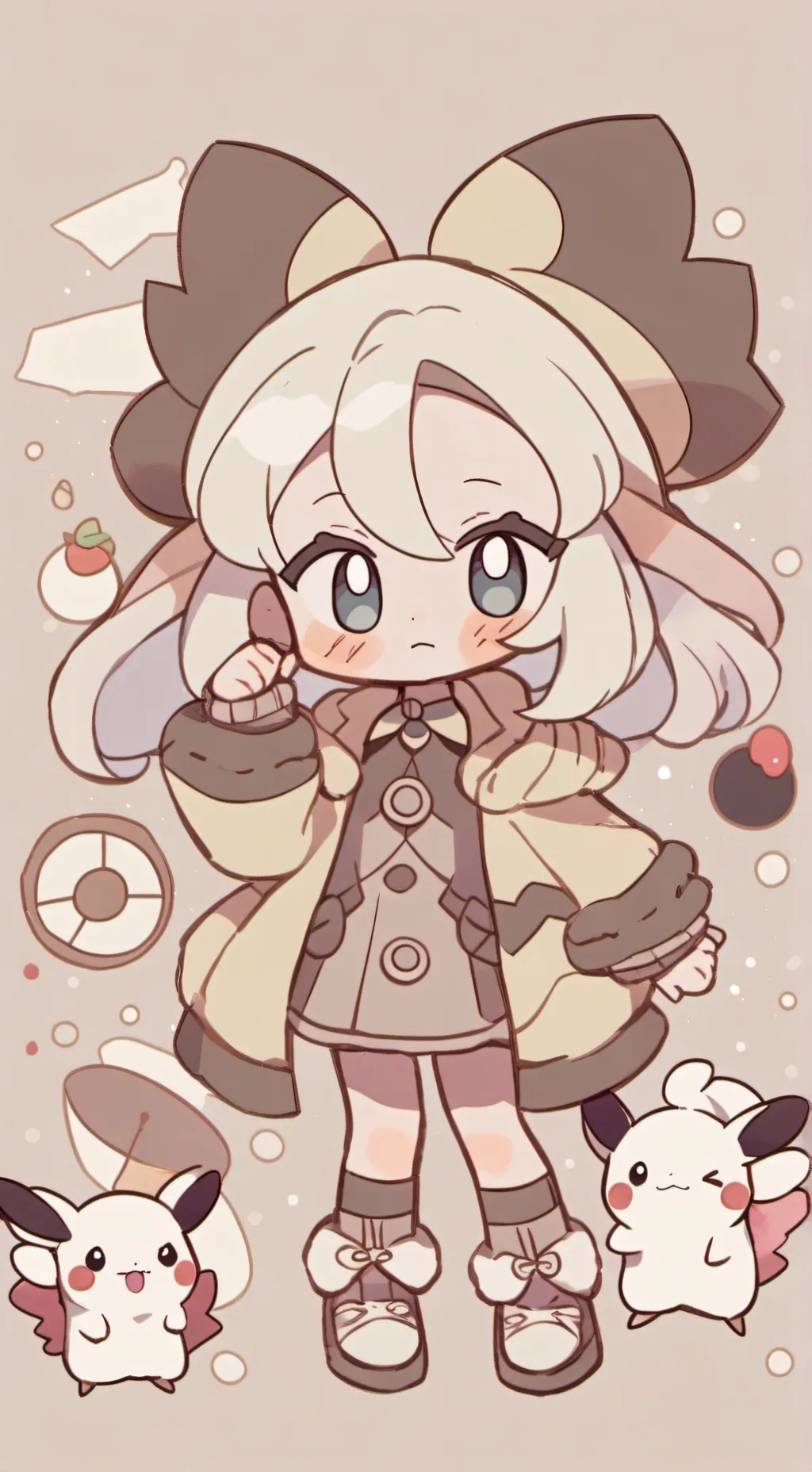 ai character: 🌙MOON Eevee✨️ background