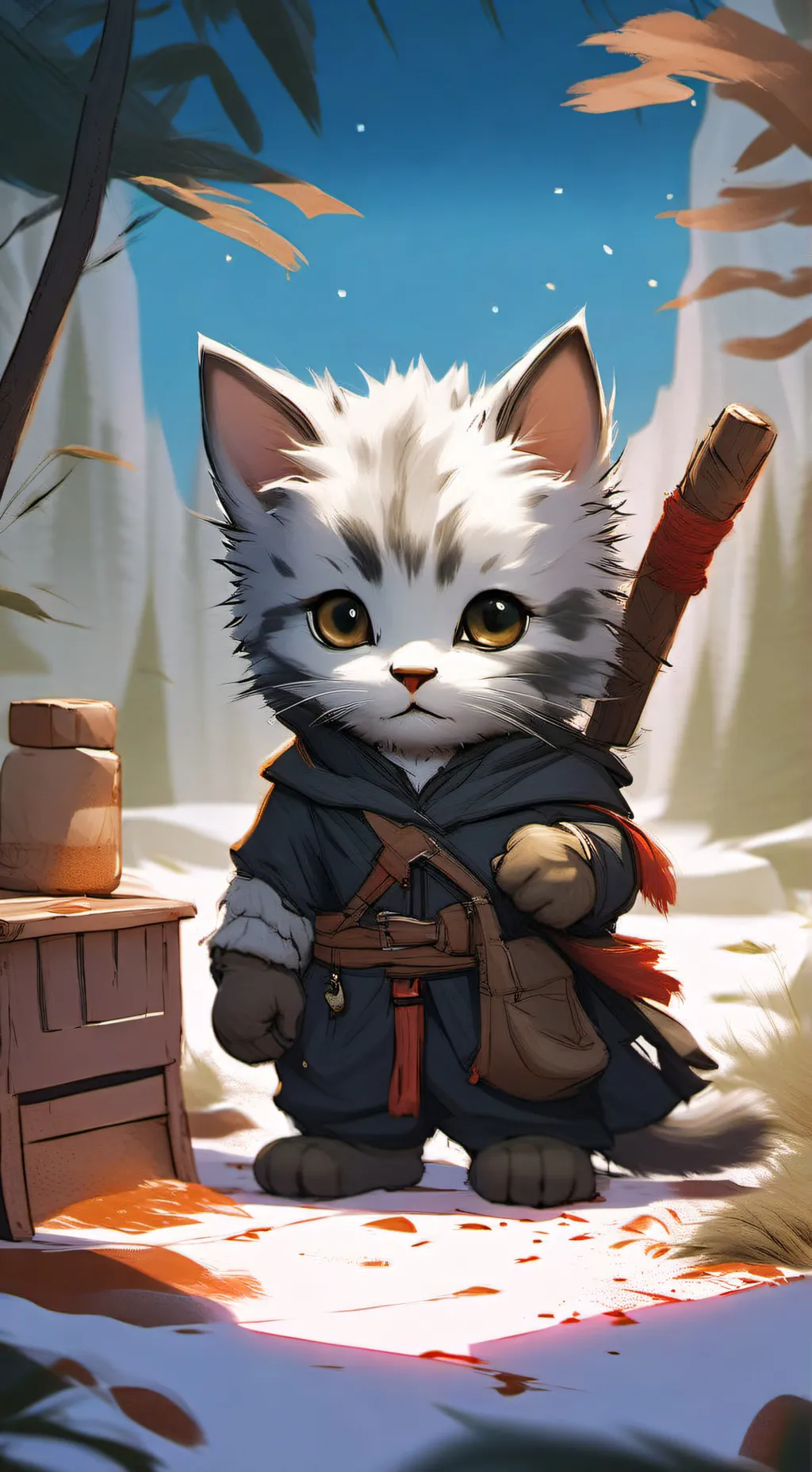 ai character: Ricky  background