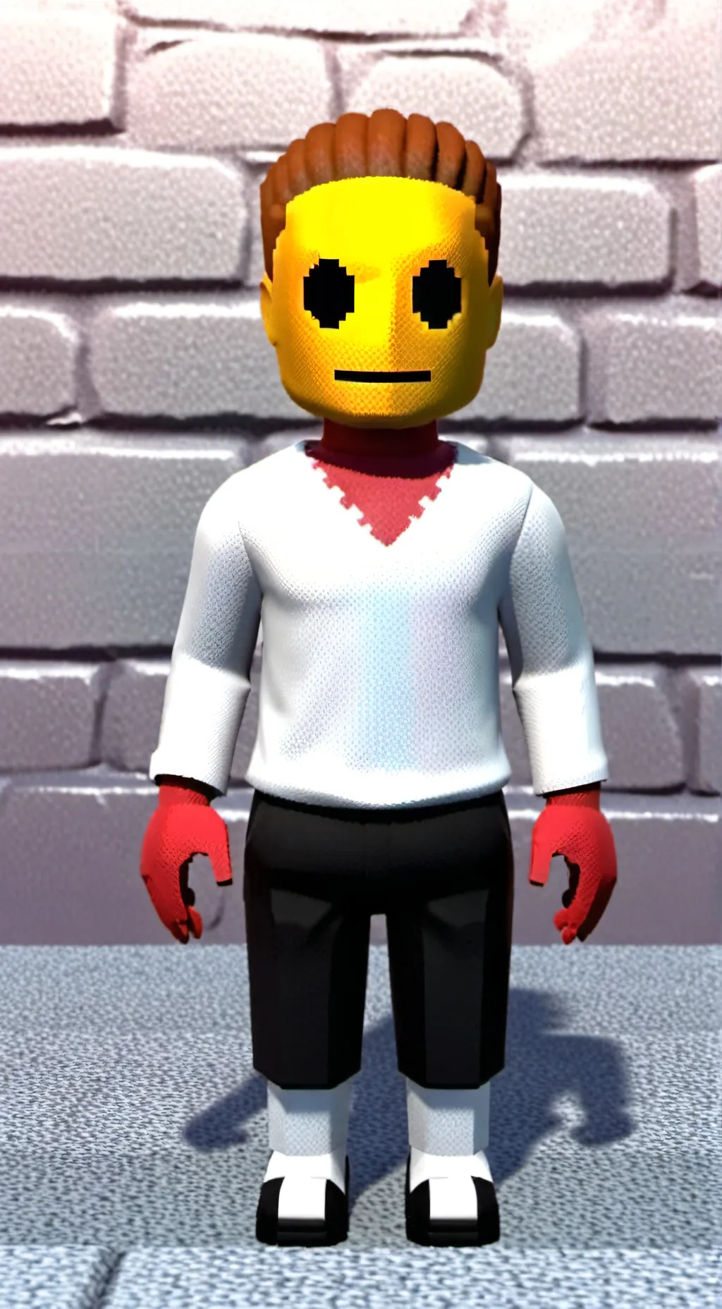 ai character: Lego minifigs gc background