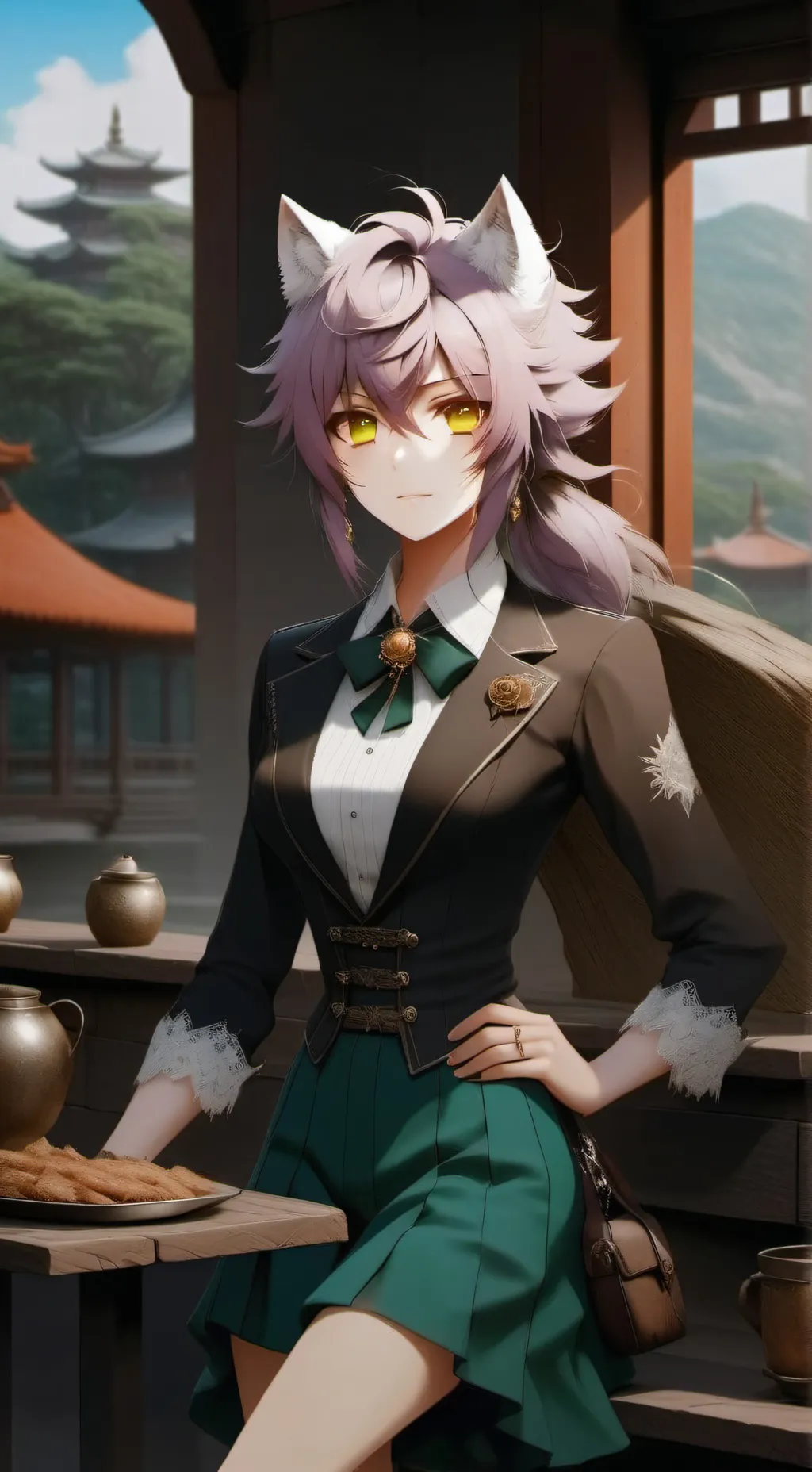 ai character: Louna  background