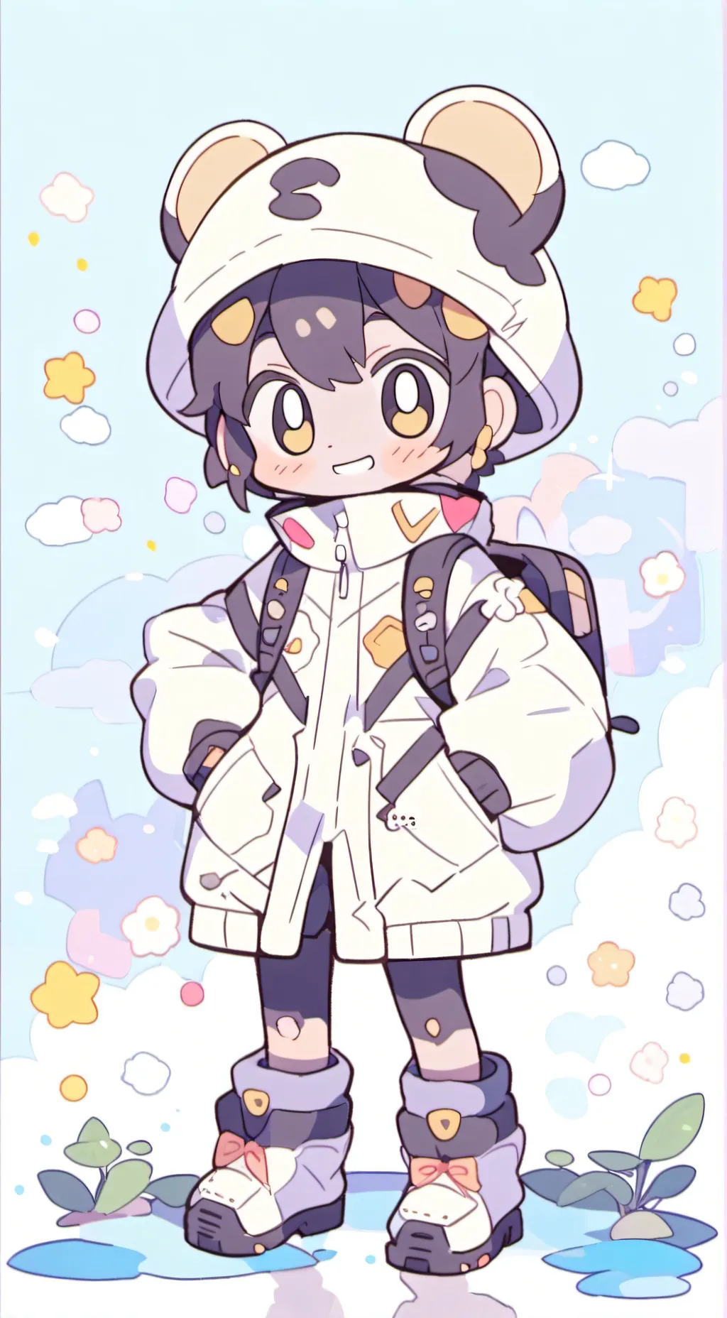 ai character: 🎨Kaito🖍 background