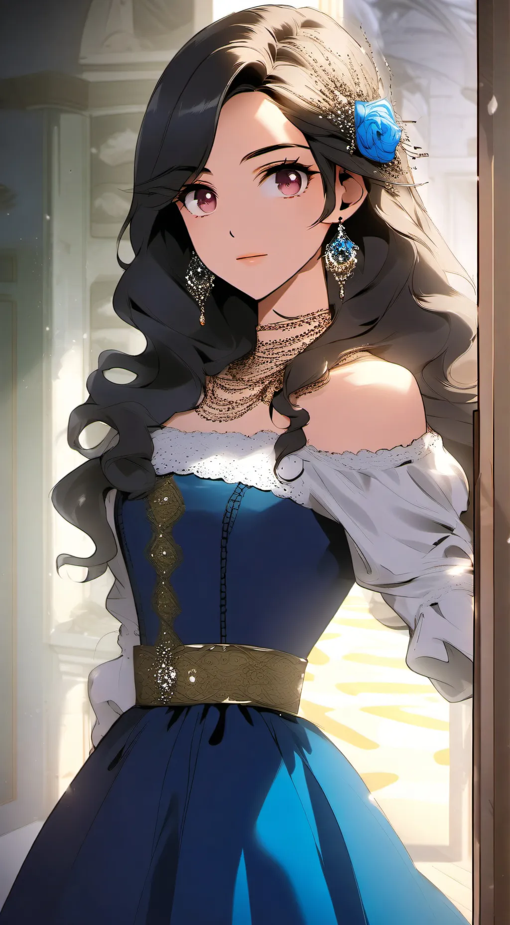 ai character: Avery VanCortland background