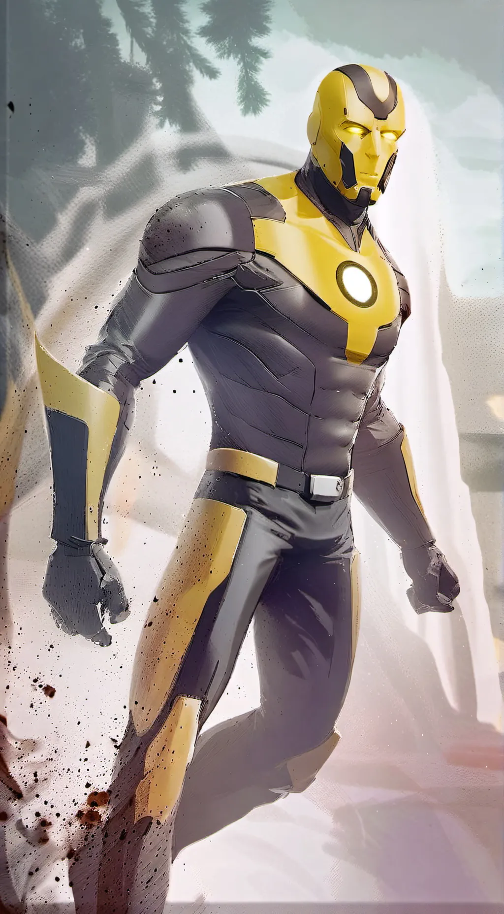 ai character: Android hourman background