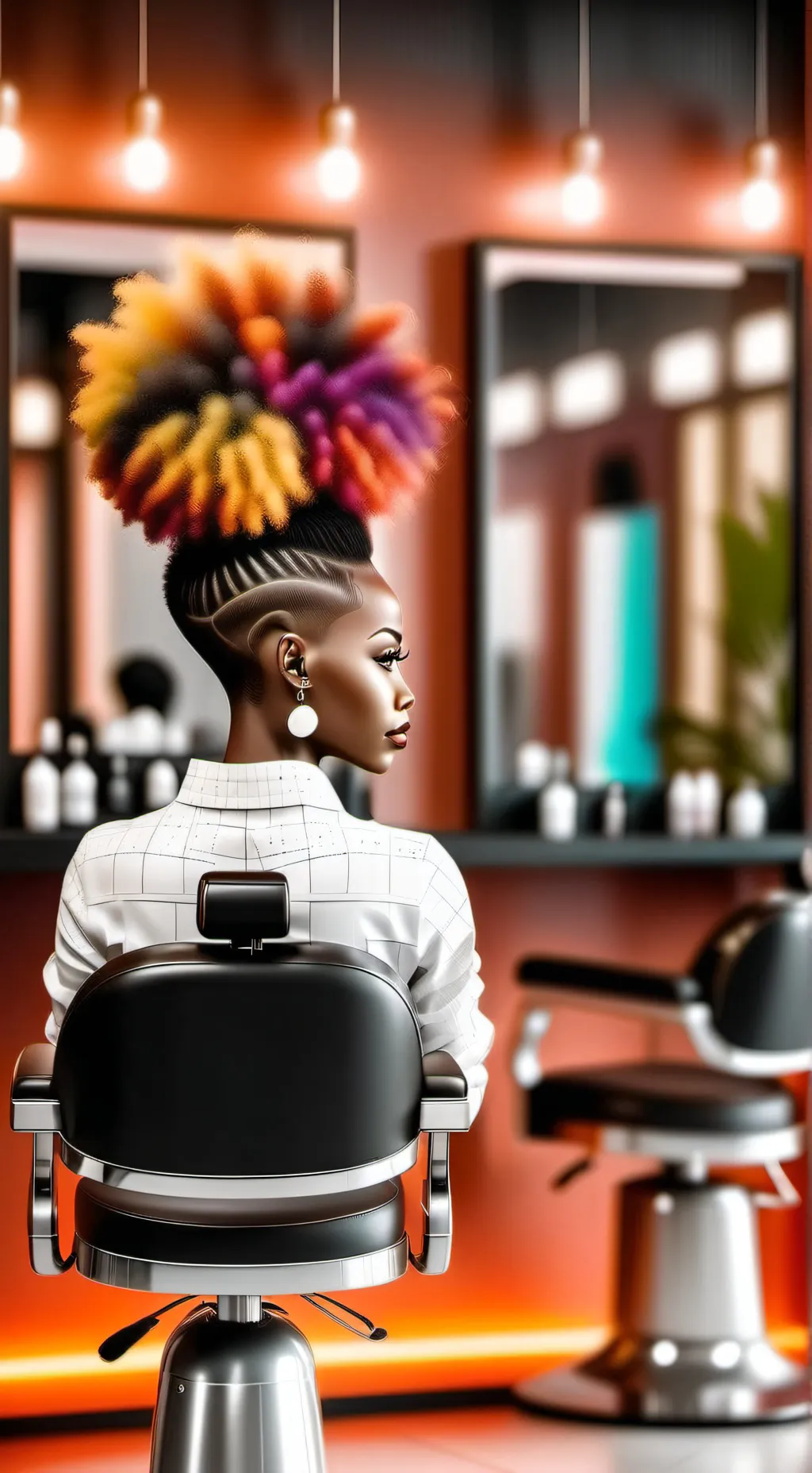 ai character: Change Hair Tycoon background