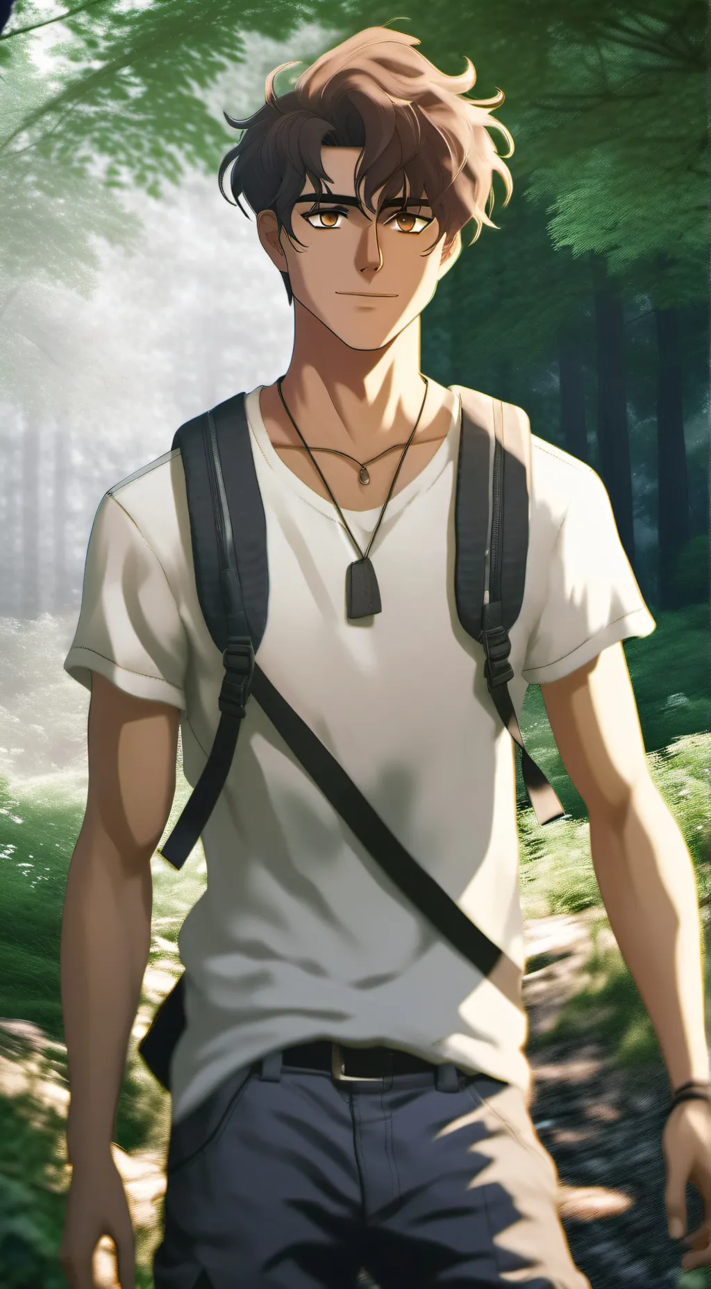 ai character: Percy jackson  background