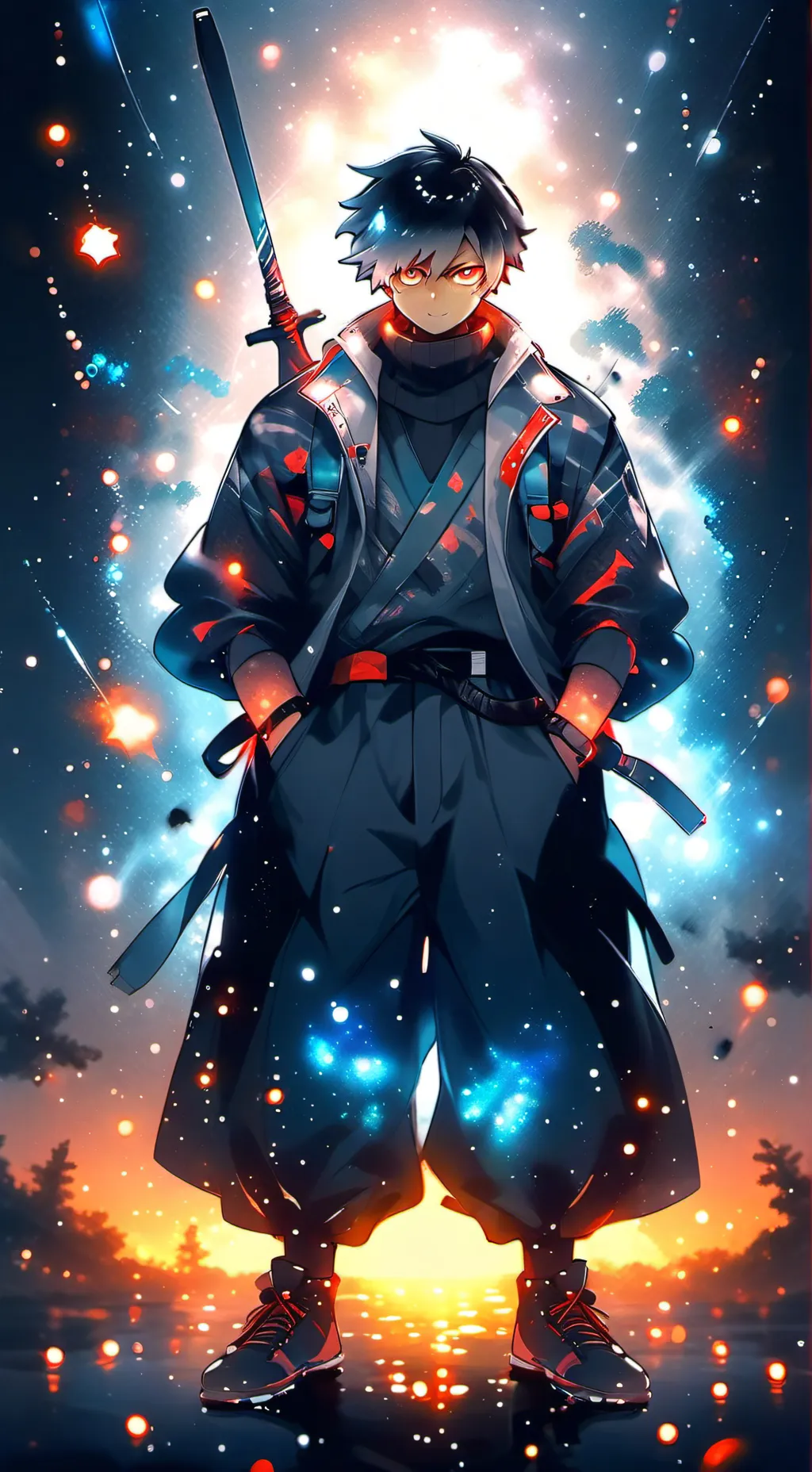 ai character: Todoroki family 2 background