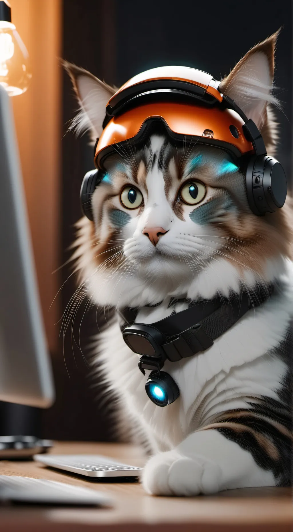 ai character: GatoBits background