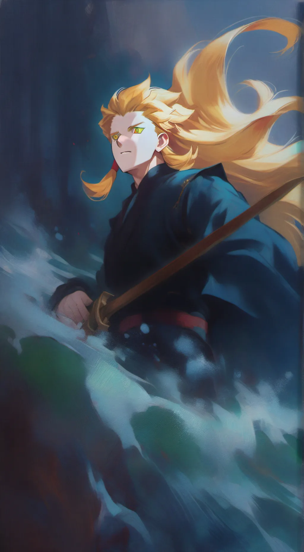 ai character: ssj3 goku background