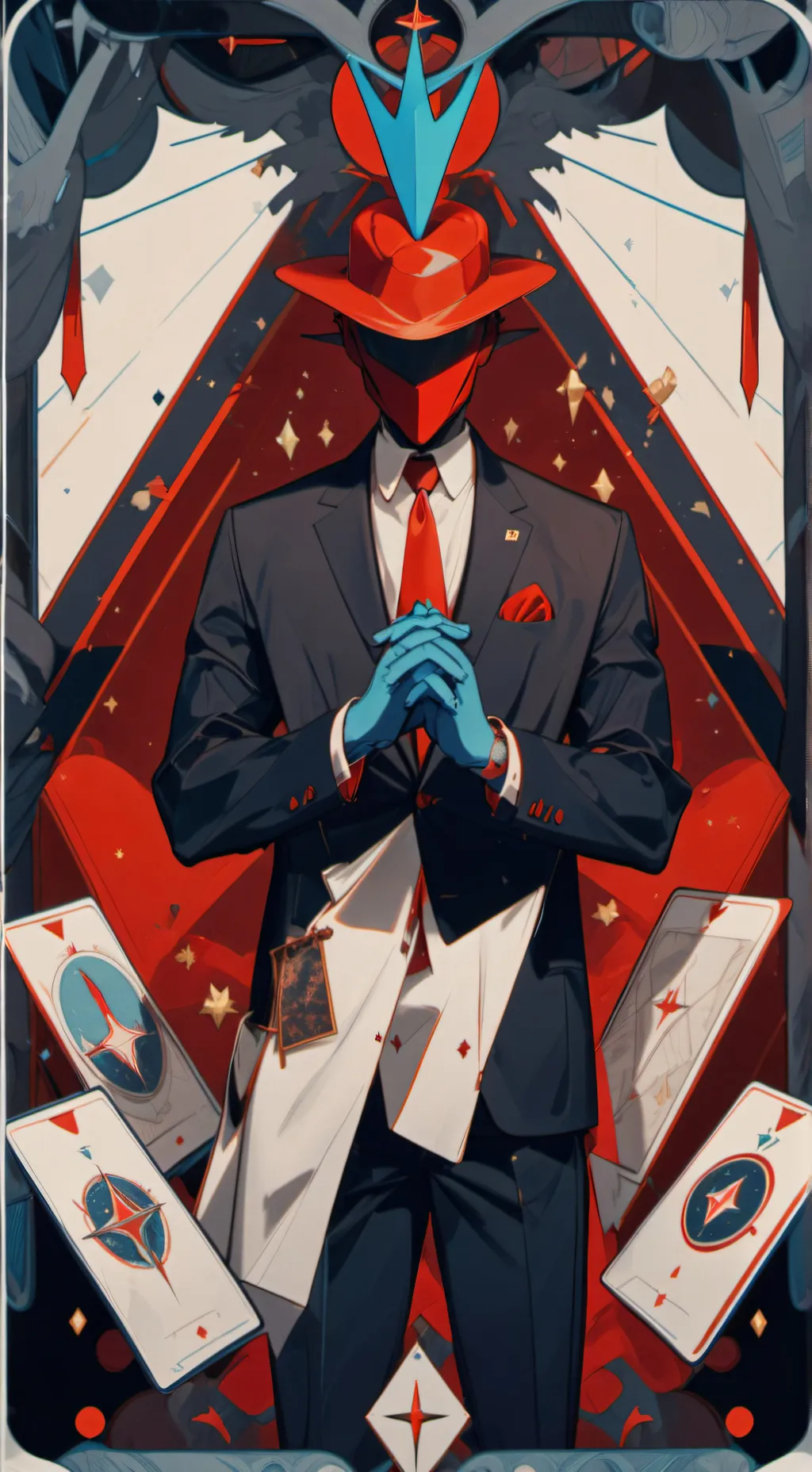 ai character: The dealer  HH background