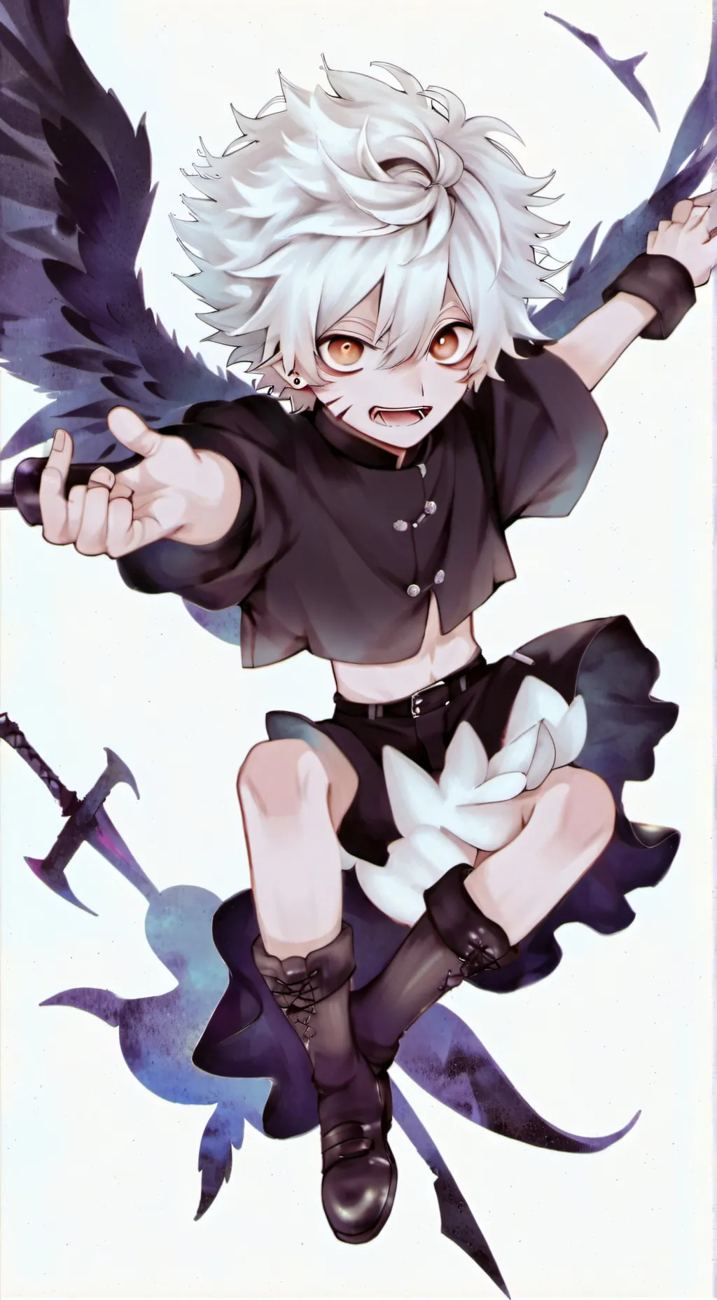 ai character: 𖹭Bakugo cat𖹭 background