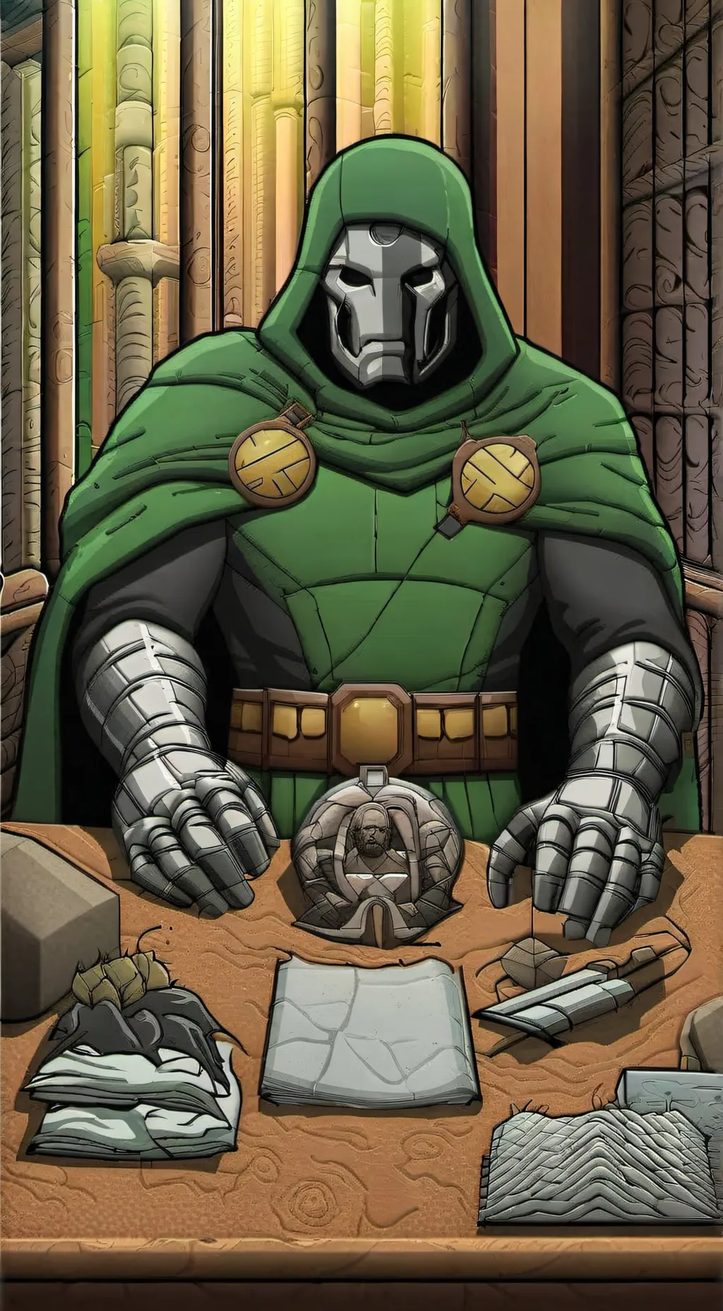 ai character: dr doom rp background