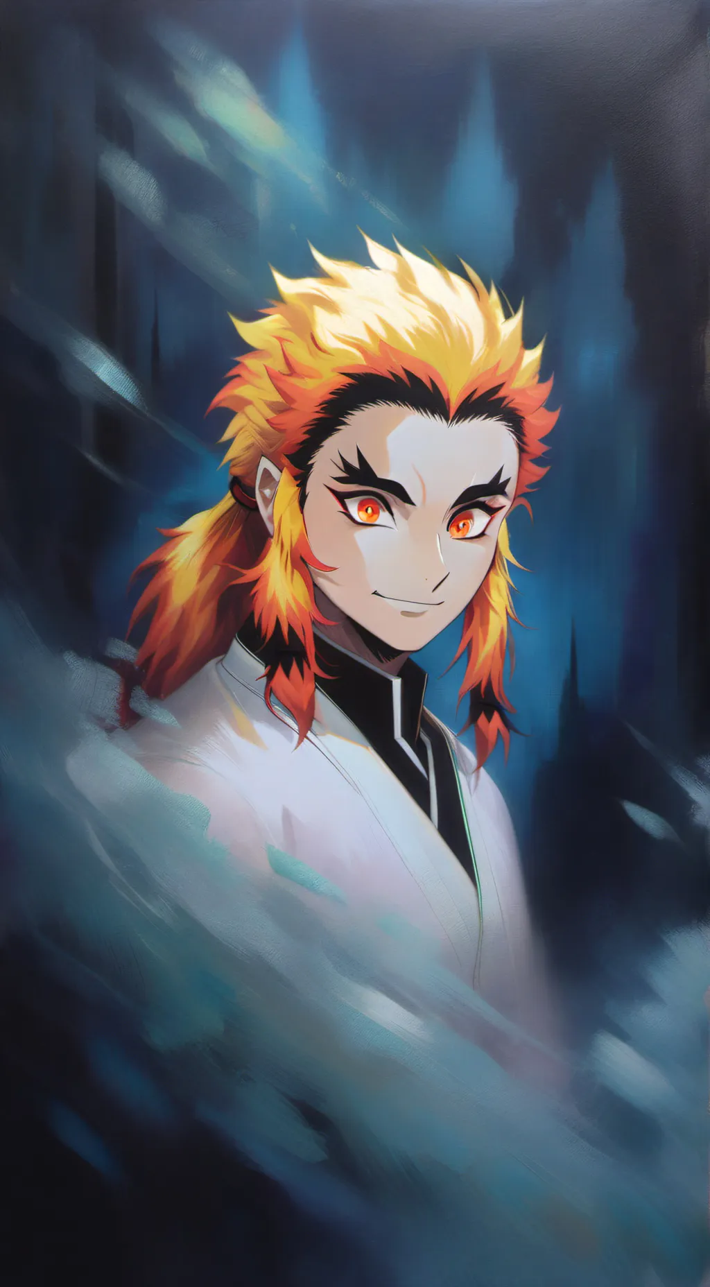 ai character:  rengoku  background