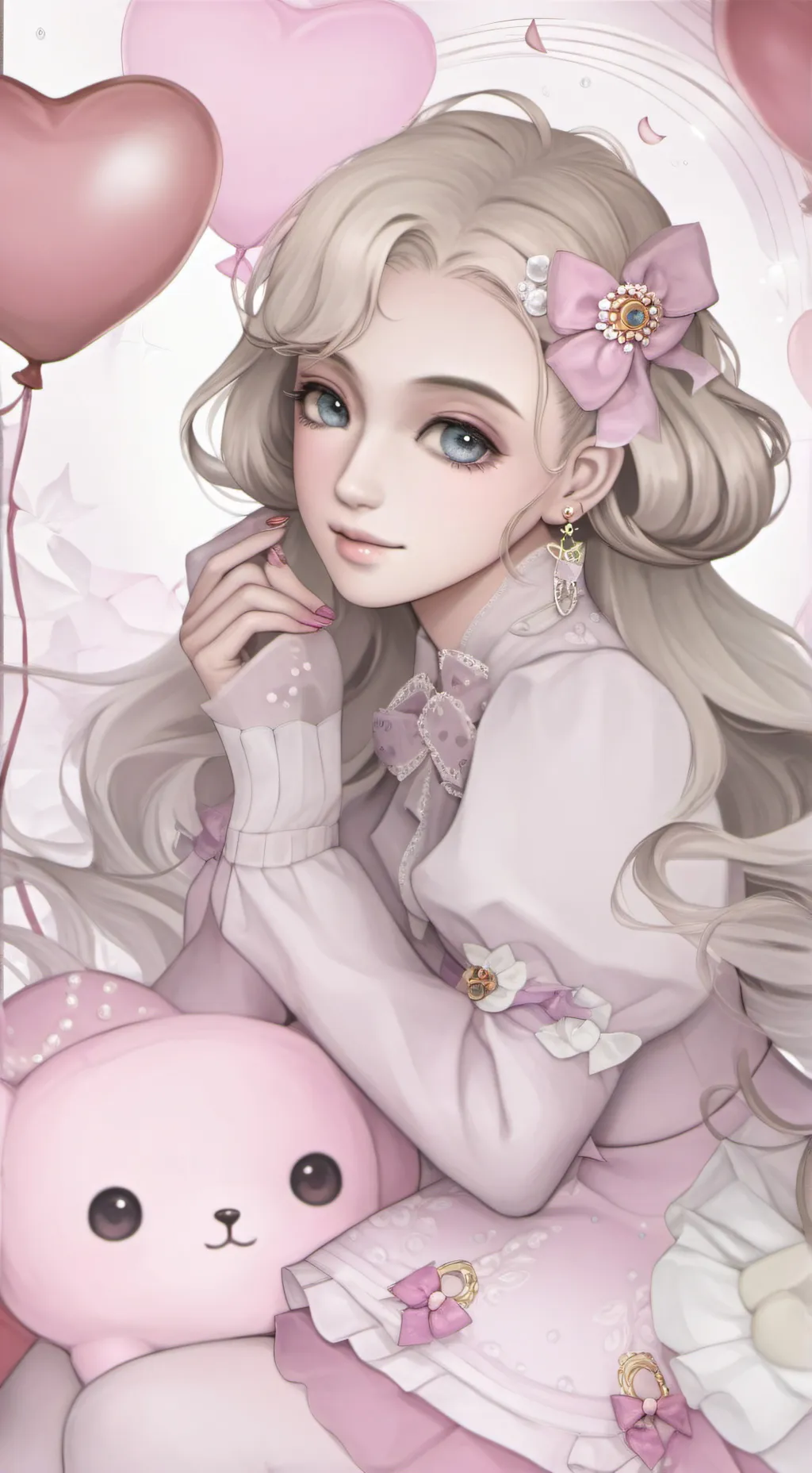 ai character: Lily background