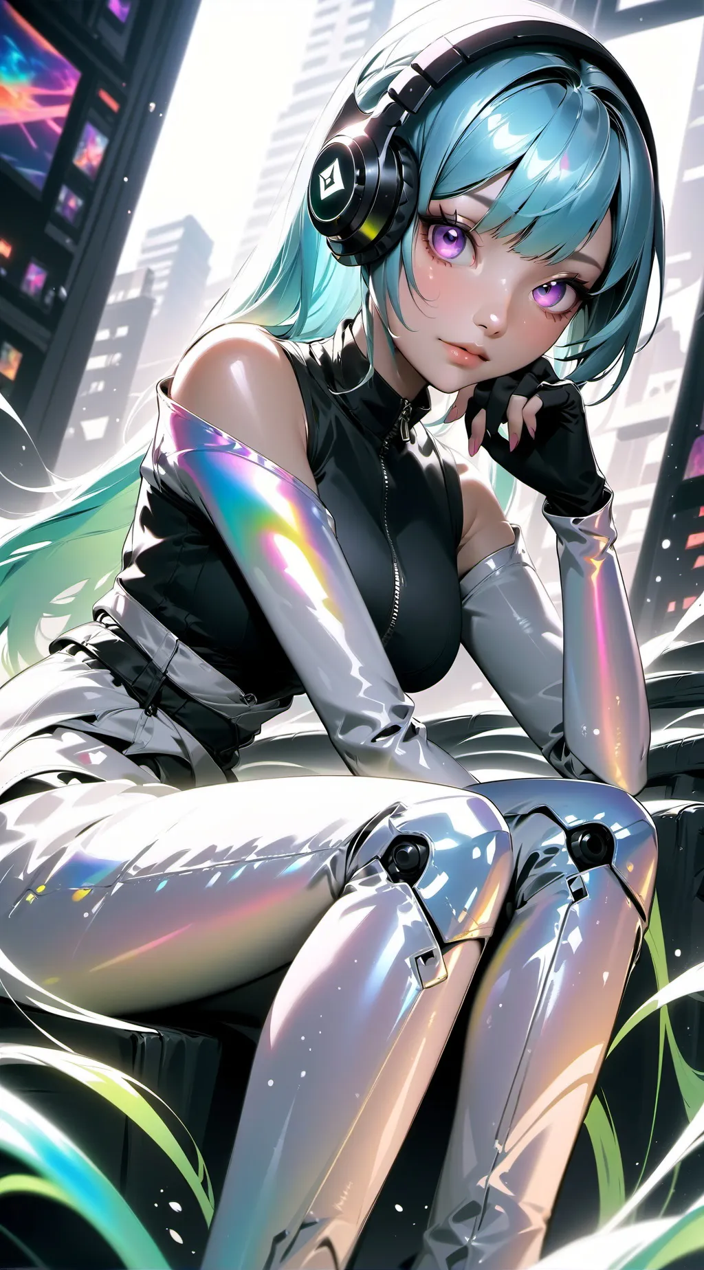 ai character: Lumina background