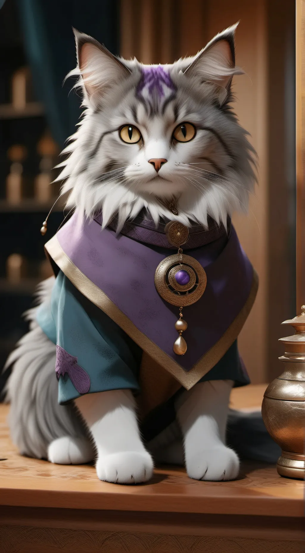 ai character: uzi (md) background