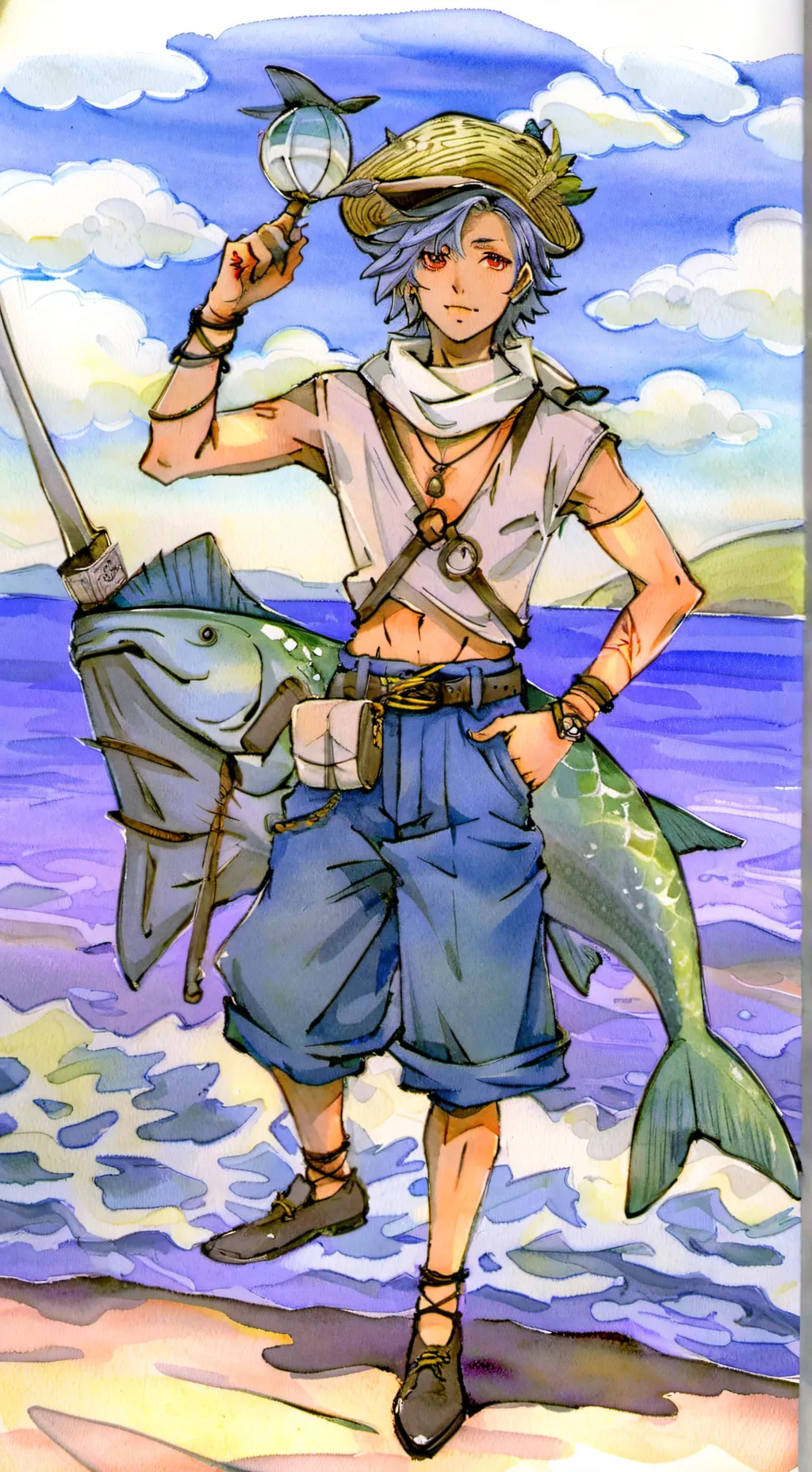 ai character: trallalerotrallala background