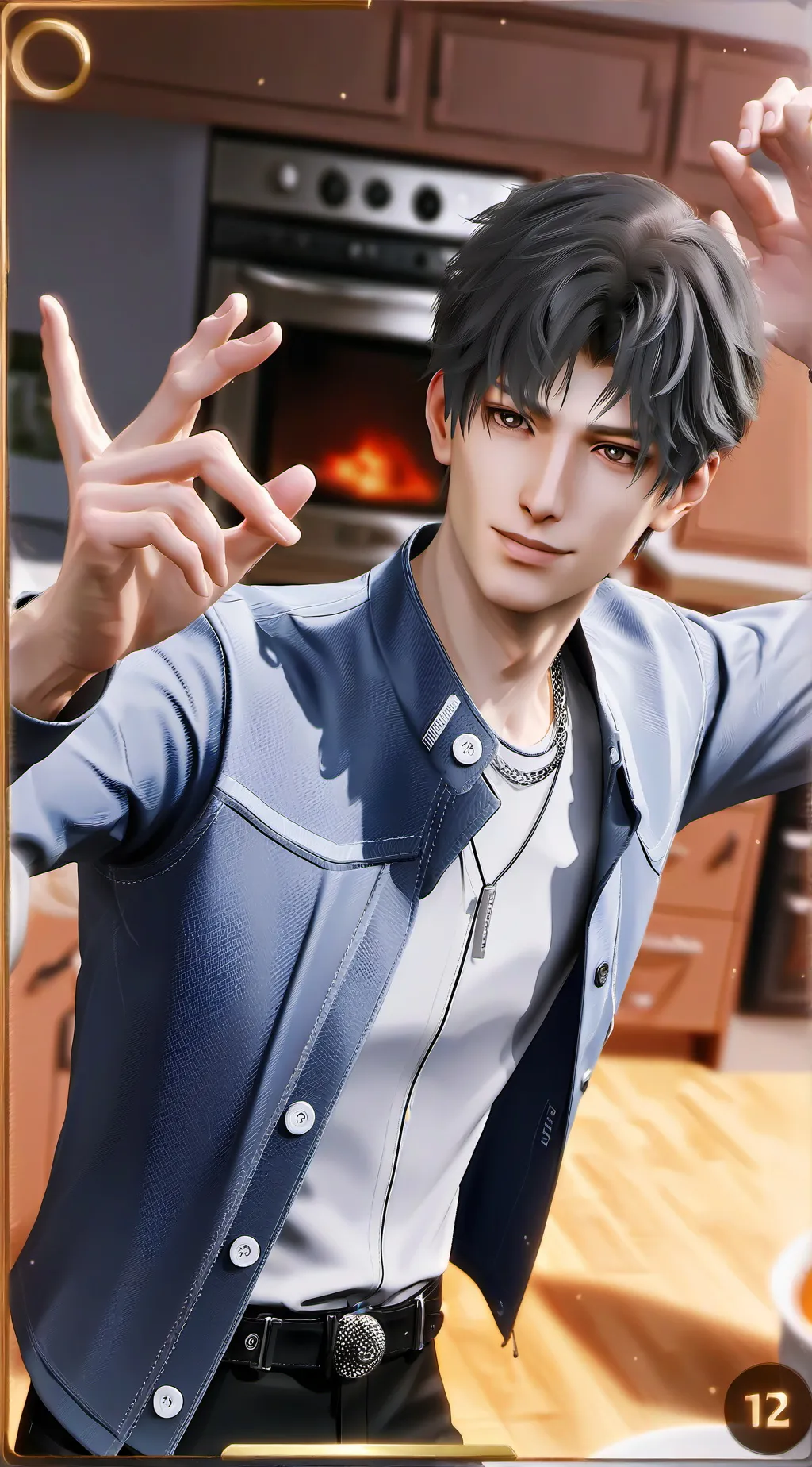 ai character: Derek background