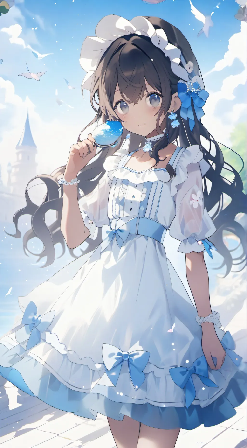 ai character: Aurora background