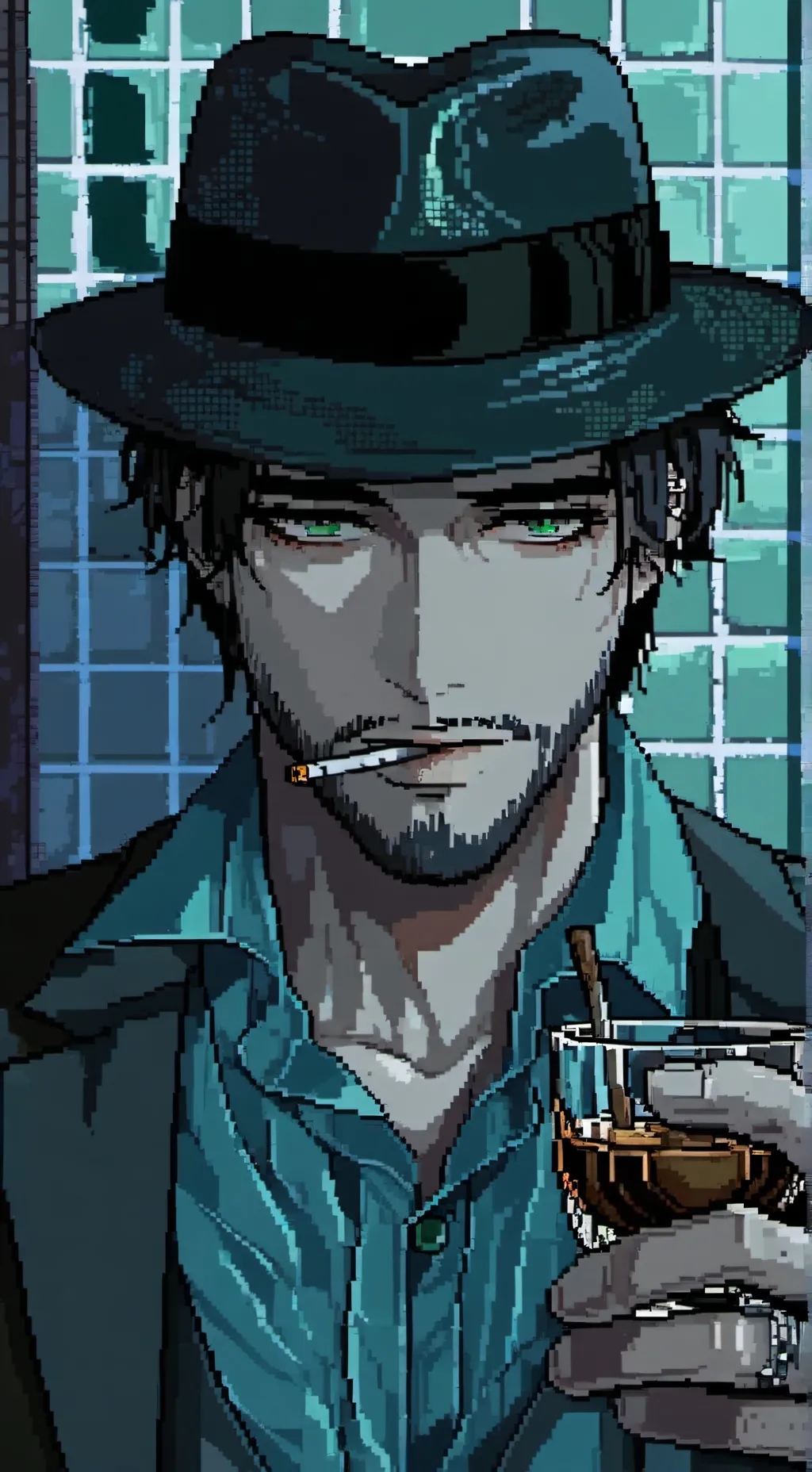 ai character: Leo background