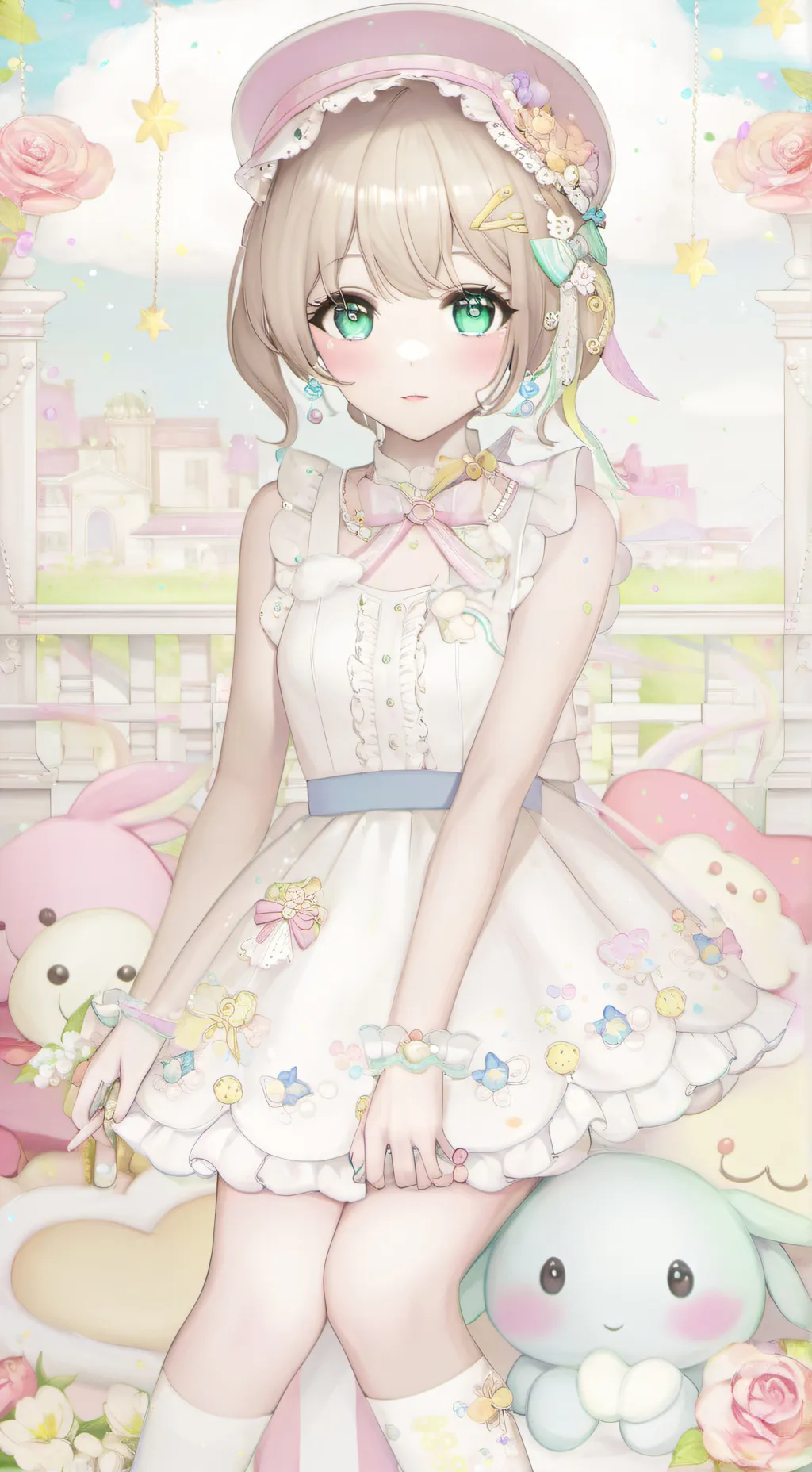 ai character: Pick me 4 background