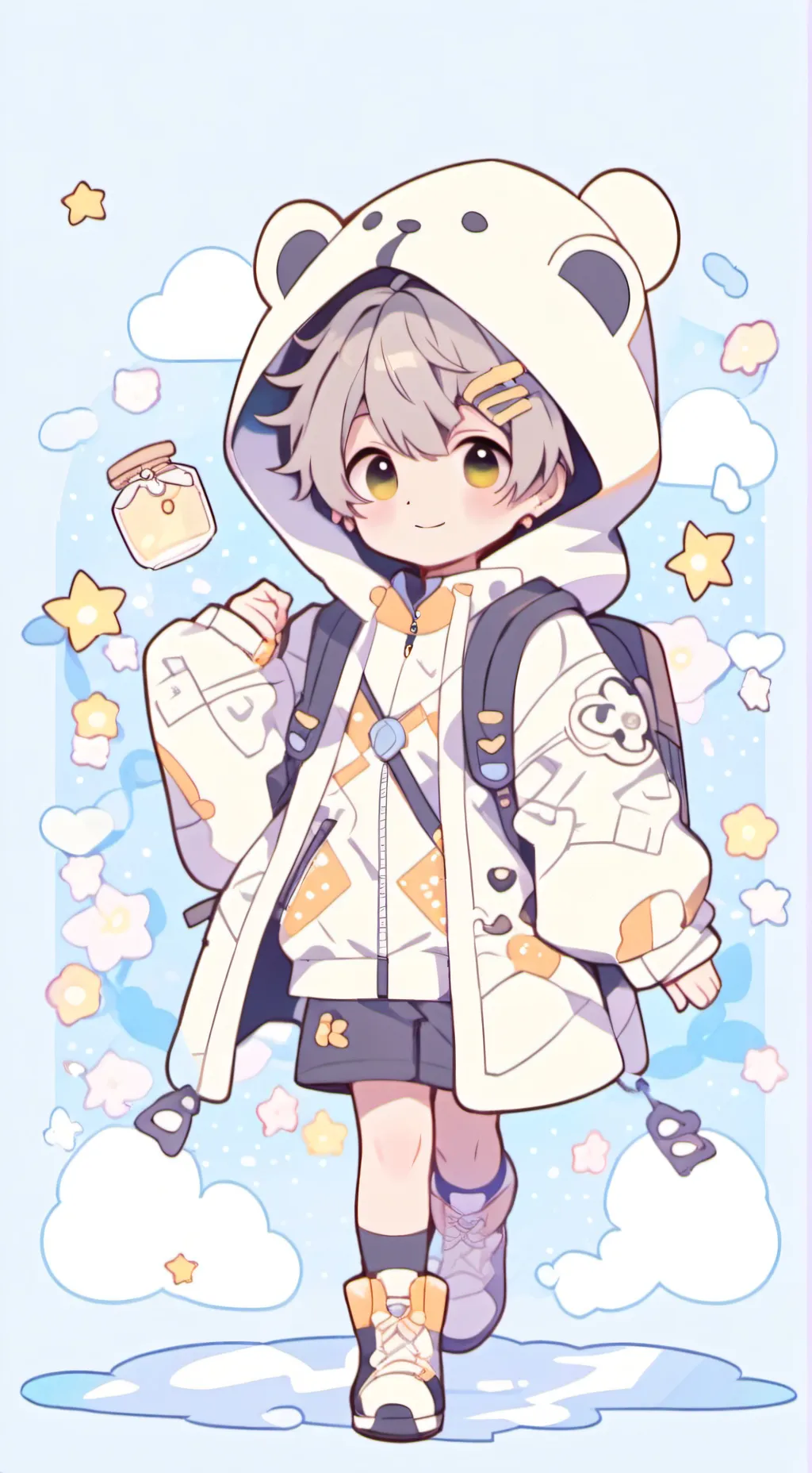 ai character: SKZ SLEEPOVER! ❤️ background